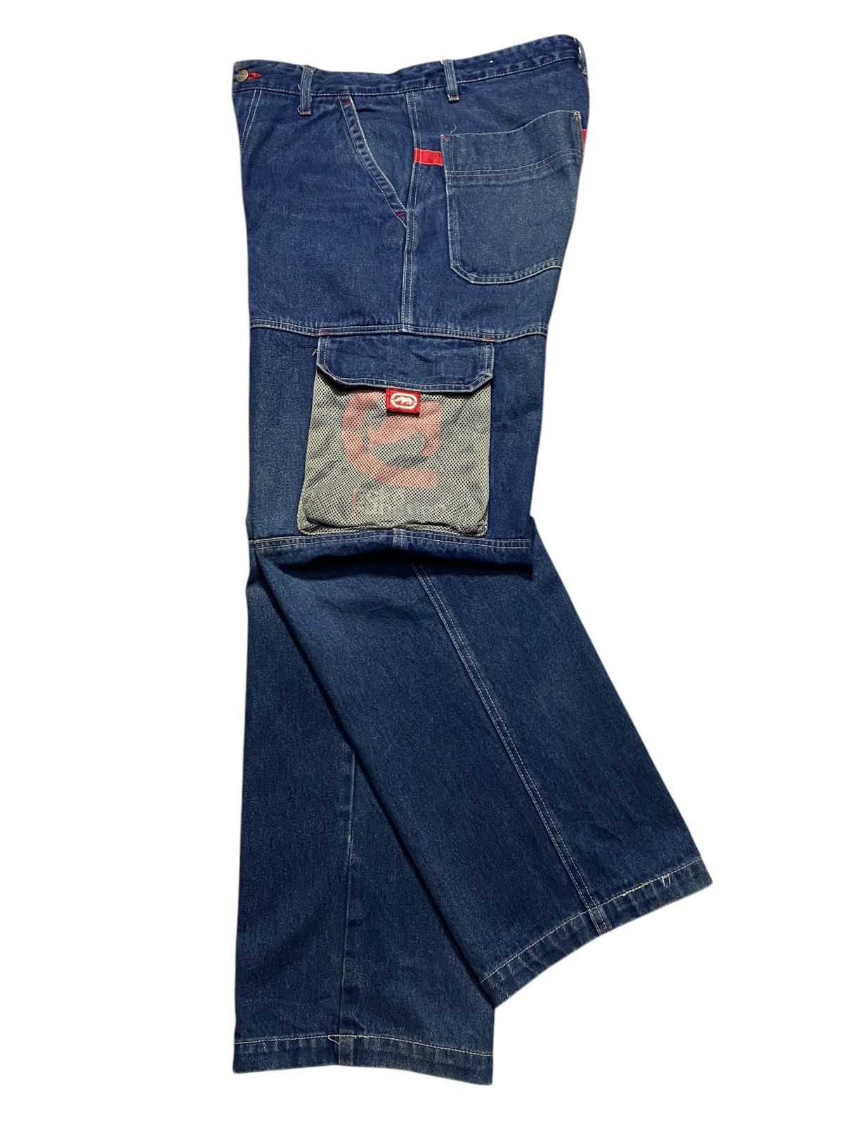 Ecko Unltd. Vintage Ecko Function Super Baggy Cargo Like Jnco Jeans Size US 33 - 9 Thumbnail