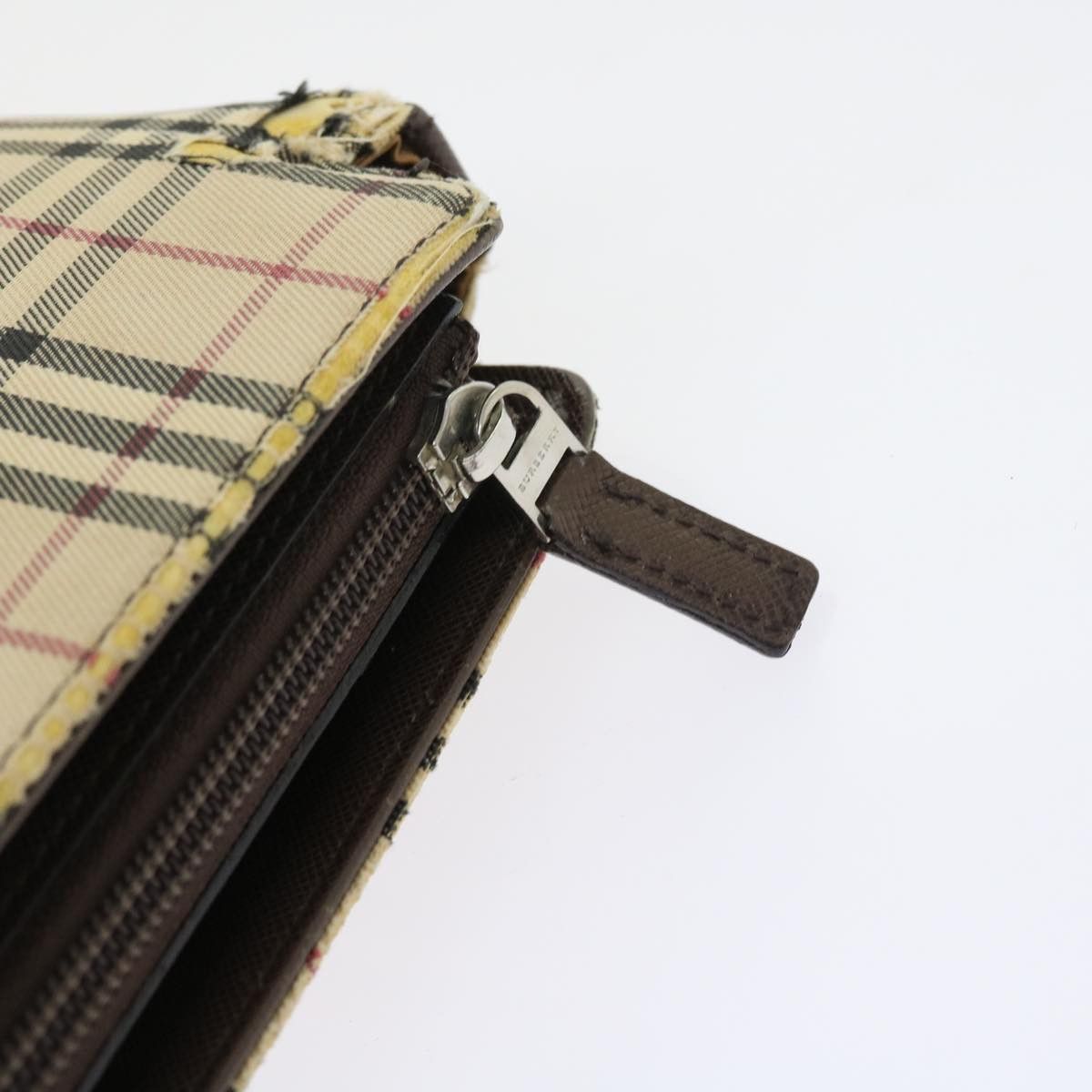 Burberry Burberry Nova Check Tote Bag Nylon Canvas Beige Size ONE SIZE - 11 Thumbnail