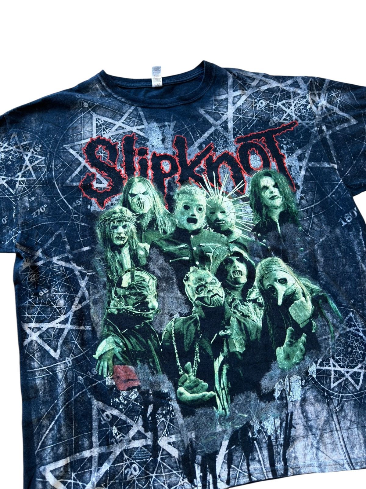 Slipknot *RARE* AOP SLIPKNOT 2009 PROMO TOUR TEE METAL BAND TEE VTG Size US XL / EU 56 / 4 - 3 Thumbnail