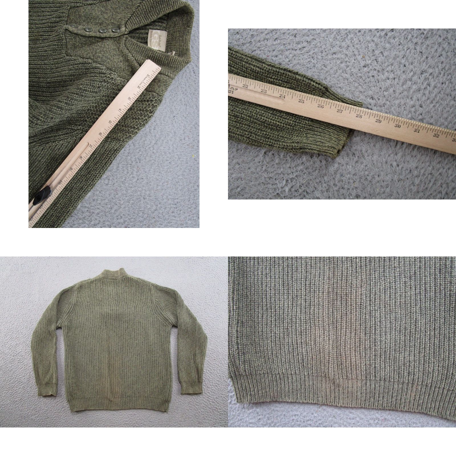 Vintage VINTAGE Gander Mountain Sweater Pullover Shirt Men M Green 90s 90s Knit Cotton Button Winter Fall Casual Mens Size US M / EU 48-50 / 2 - 8 Thumbnail