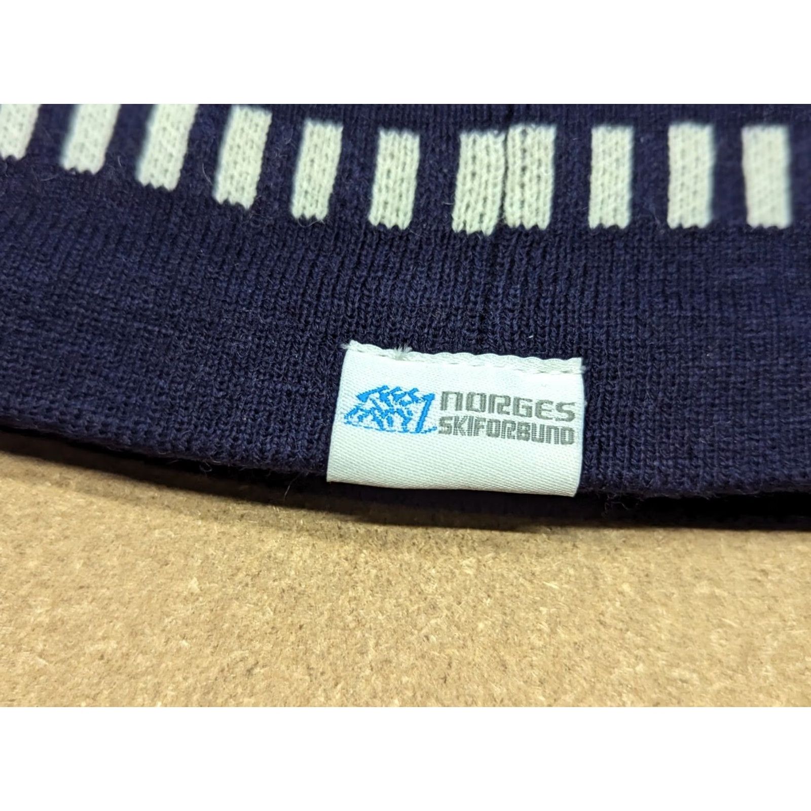 HATSKI VINTAGE ASNES Beanie Hat Ski One Size Thermal Winter Knit Wool Blend Lined Outdoor Norge Size ONE SIZE - 4 Thumbnail