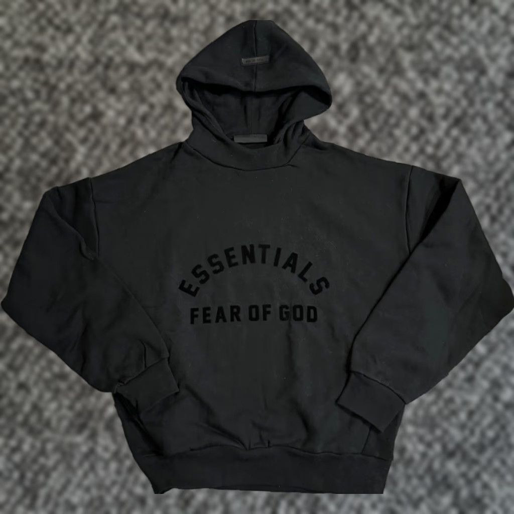 Essentials Fear of God Essentials Hoodie Men Hoodie S Jet Black Pullover OverSized Hooded Pockets NWT Brand New Size US S / EU 44-46 / 1 - 1 Thumbnail