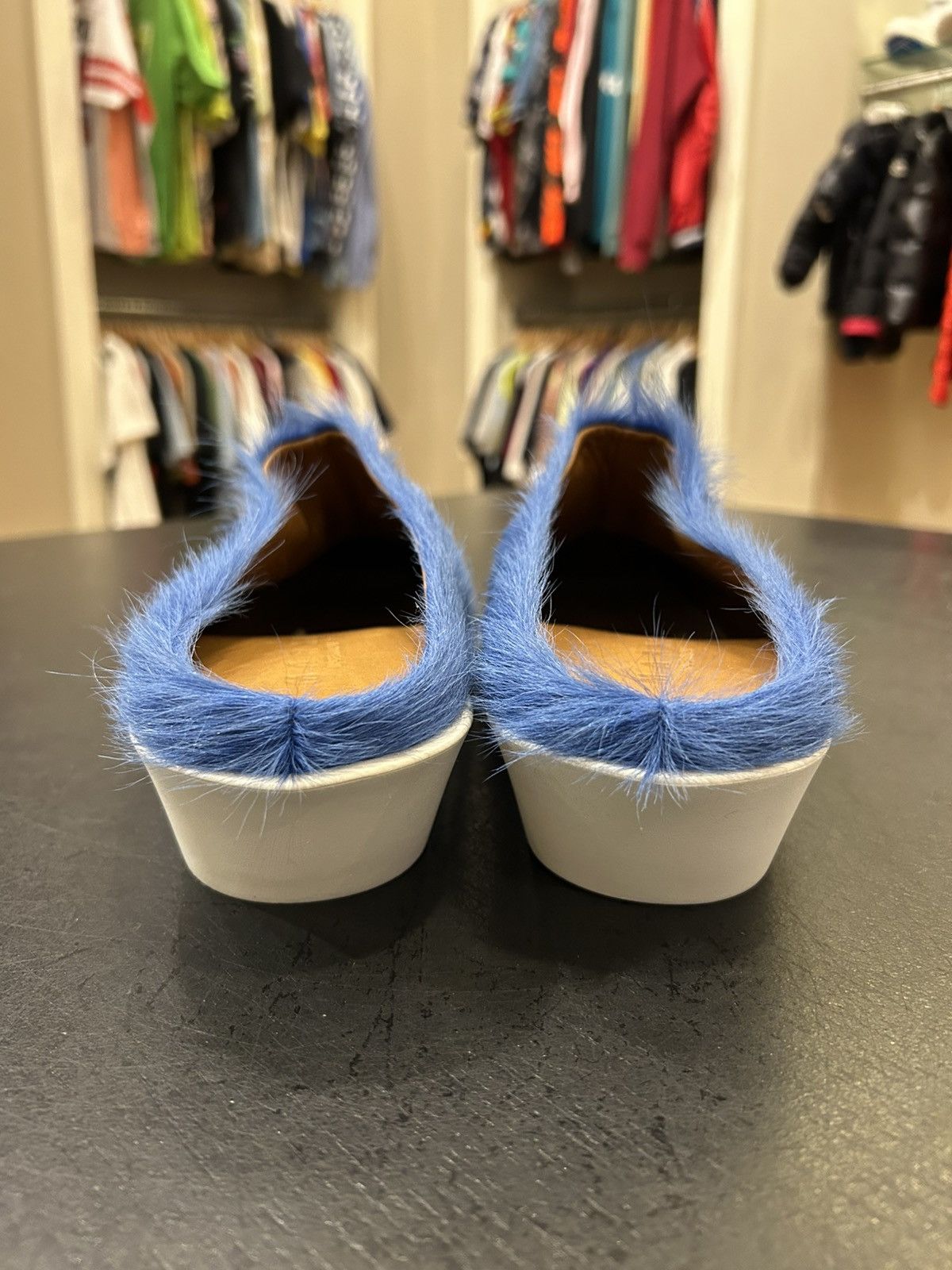 Marni Marni Mohair Slip On Loafer - Blue Size US 12 / EU 45 - 6 Thumbnail