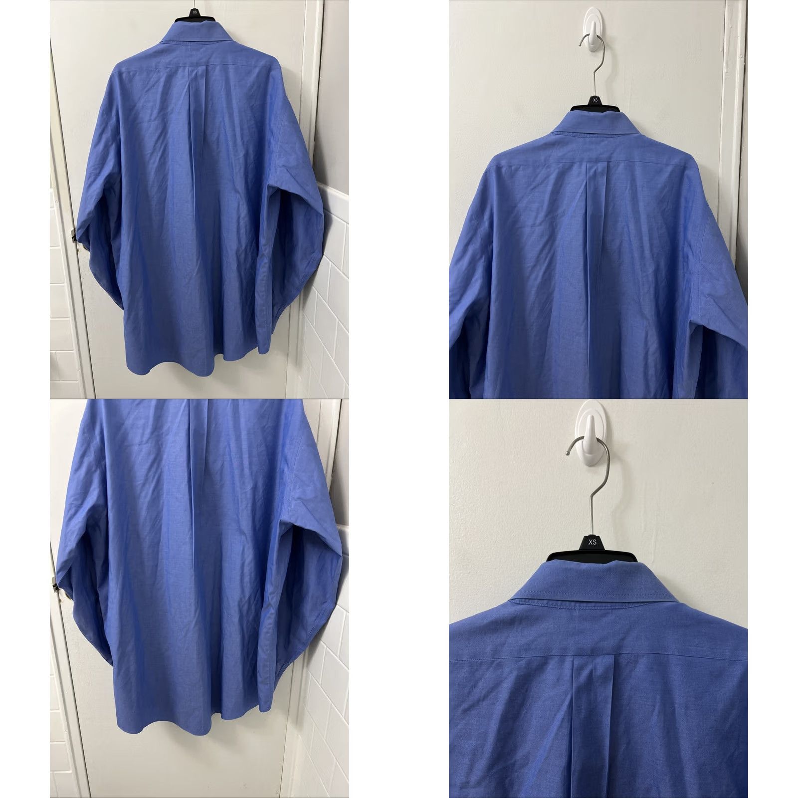 Brooks Brothers Brooks Brothers Original Polo Shirt Mens Sz 16.5 Blue Oxford Classic Supima L/S Shirt Size US XL / EU 56 / 4 - 8 Thumbnail