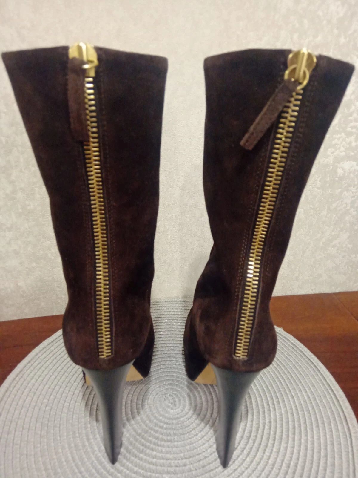 Giuseppe Zanotti Giuseppe Zanotti Brown Suede Platform Ankle Boots 36 .US - 6 Size US 6 / IT 36 - 4 Thumbnail