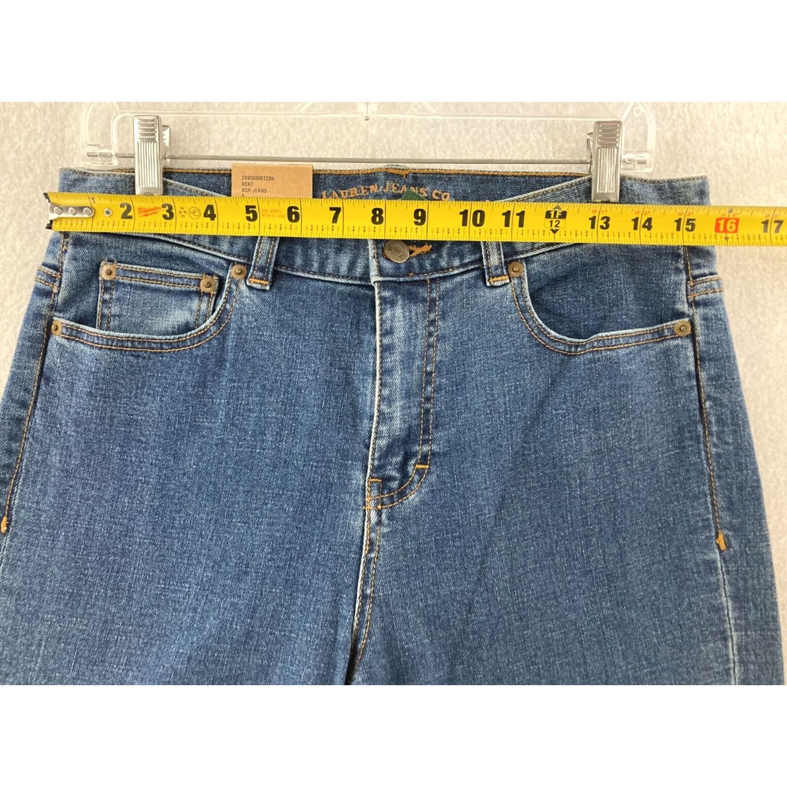 CO RL Lauren Jeans Co Womens 8 Classic Bootcut Stretch Size 30" / US 8 / IT 44 - 7 Thumbnail