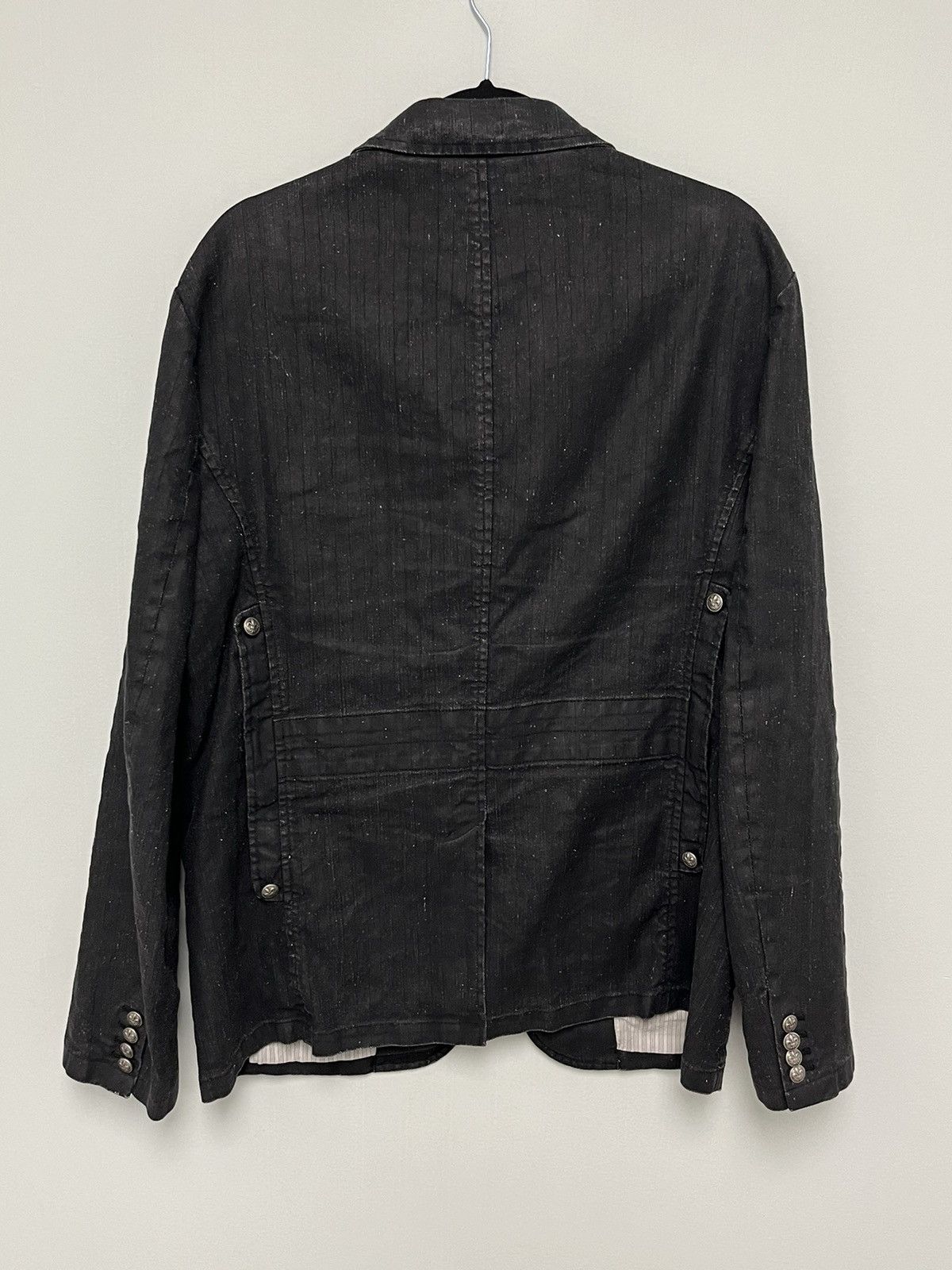 John Varvatos Linen Button Front Jacket. 54 Size US L / EU 52-54 / 3 - 5 Thumbnail