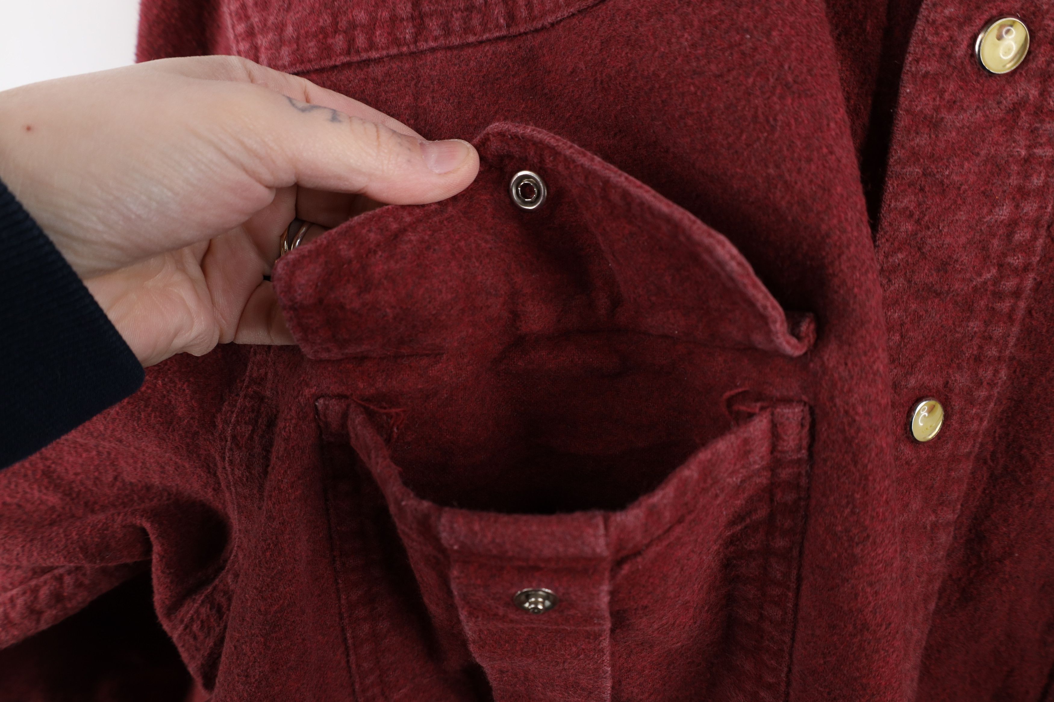 Vintage Vintage 90s Streetwear Heavyweight Western Button Shirt Size US XL / EU 56 / 4 - 8 Thumbnail