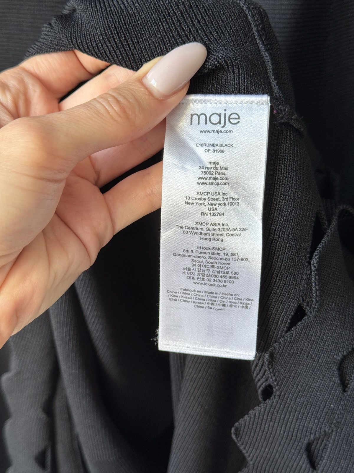 Maje Maje “Rumba” Sleeveless Cutout Knit Midi Dress Size S / US 4 / IT 40 - 4 Thumbnail