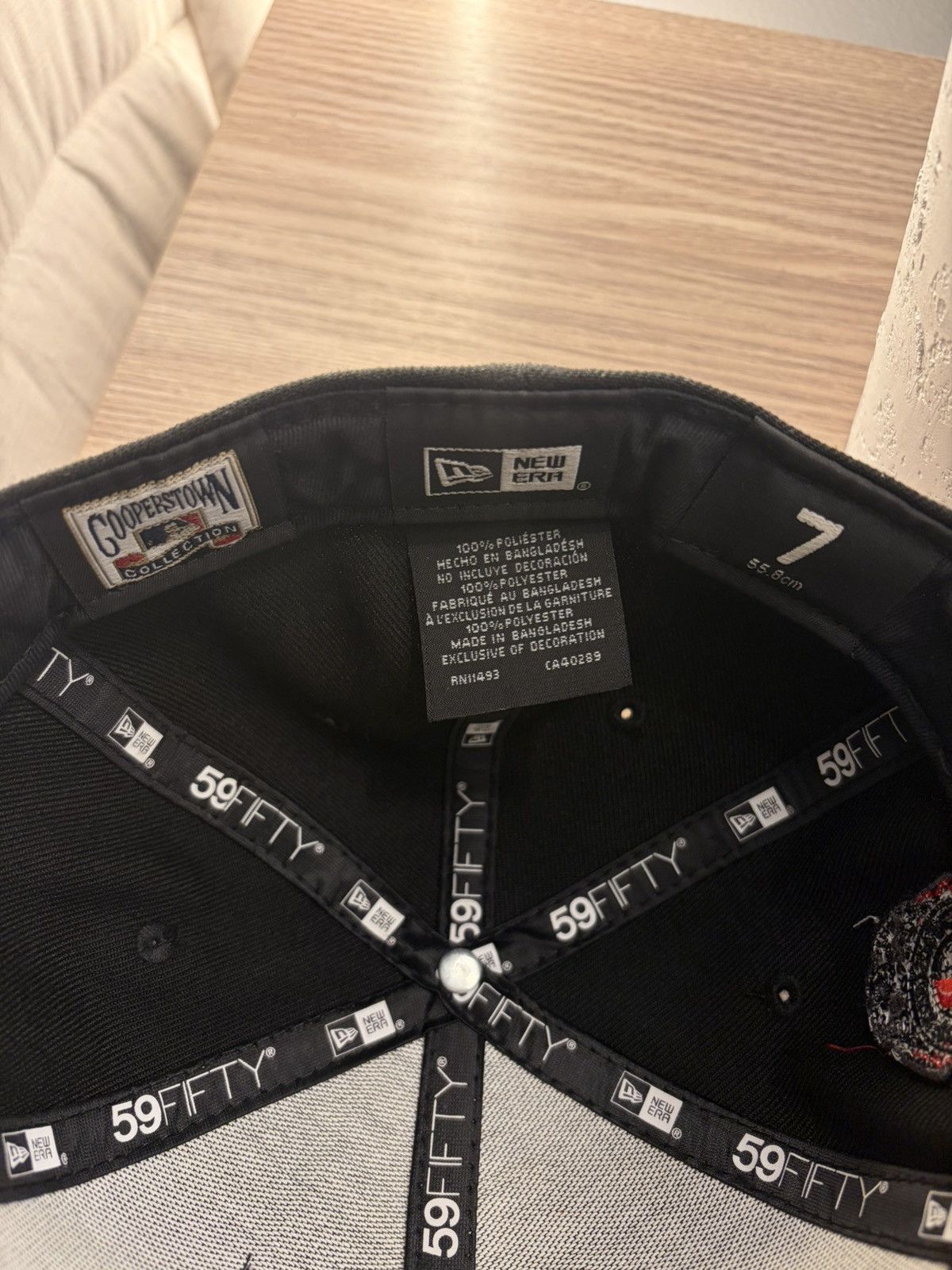 New Era New Era 59FIFTY Chicago White Sox Black Cap Size 7 Size 30 - 4 Thumbnail