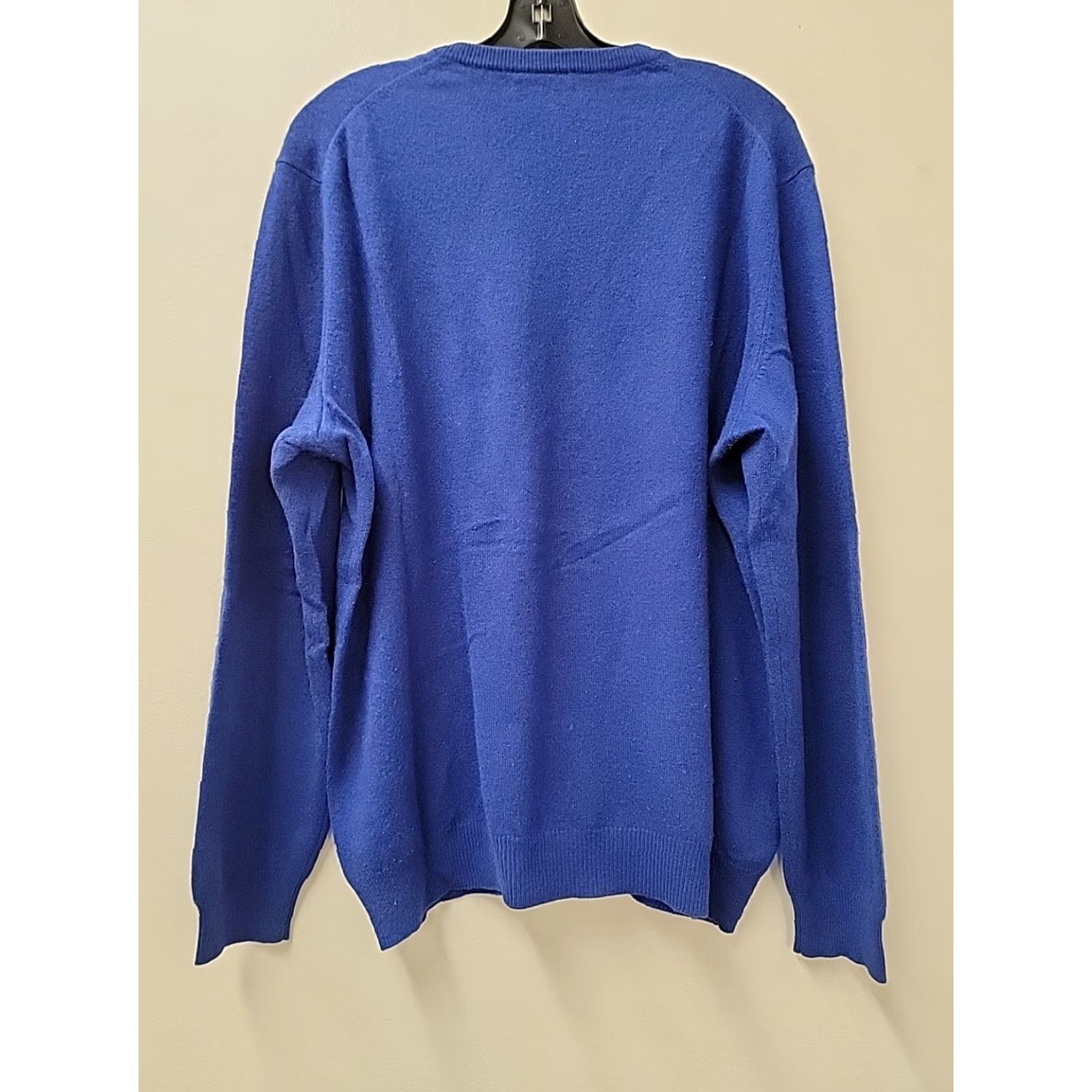 Club Room Club Room Sweater Mens L Blue Estate Cashmere V Neck Pullover Soft Knit Pullover Casual Business Mens Size US L / EU 52-54 / 3 - 3 Thumbnail