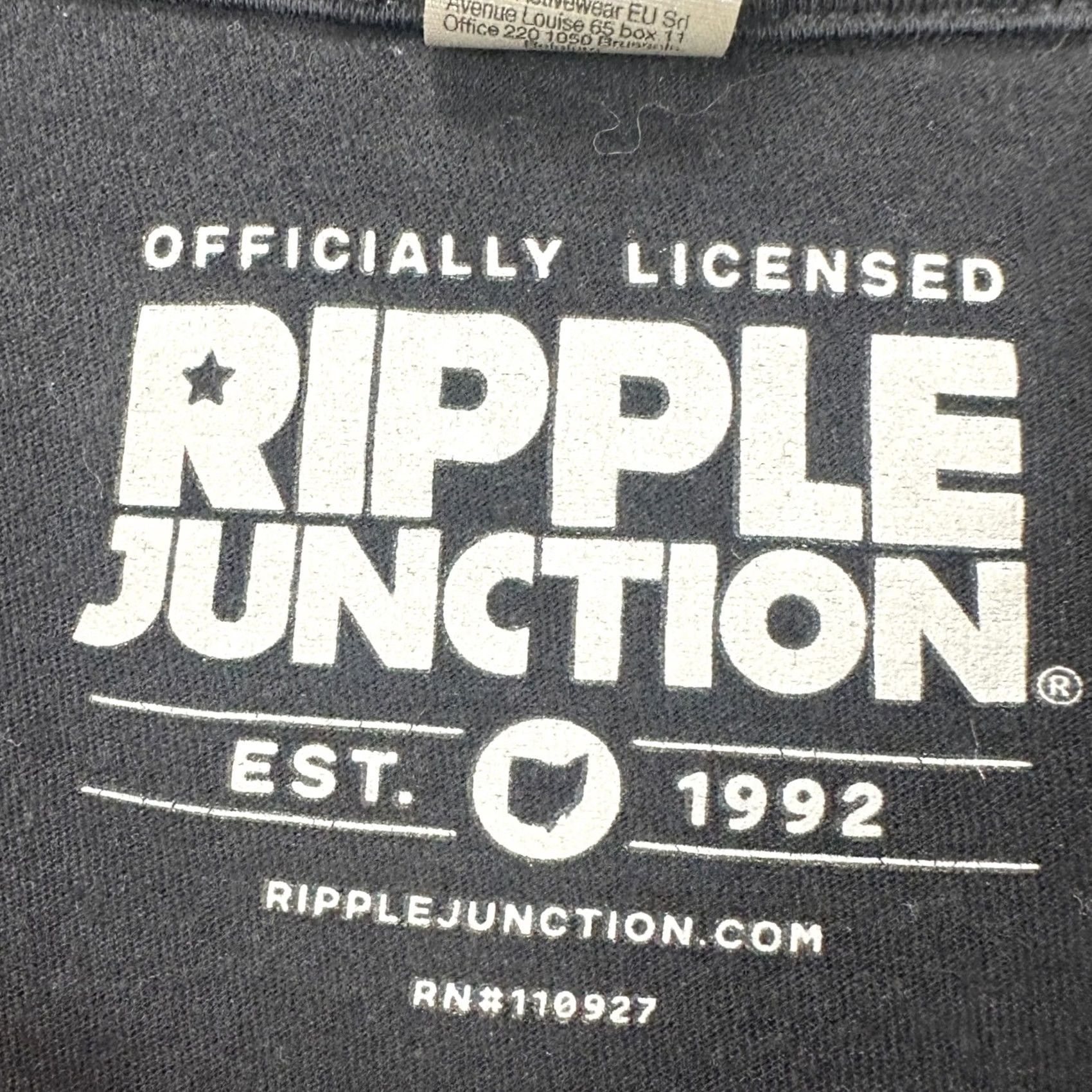 Ripple Junction Ripple Junction Shirt Mens 2XL Black Cobra Kai Adult Yellow Short Sleeve Tee Size US XXL / EU 58 / 5 - 4 Thumbnail