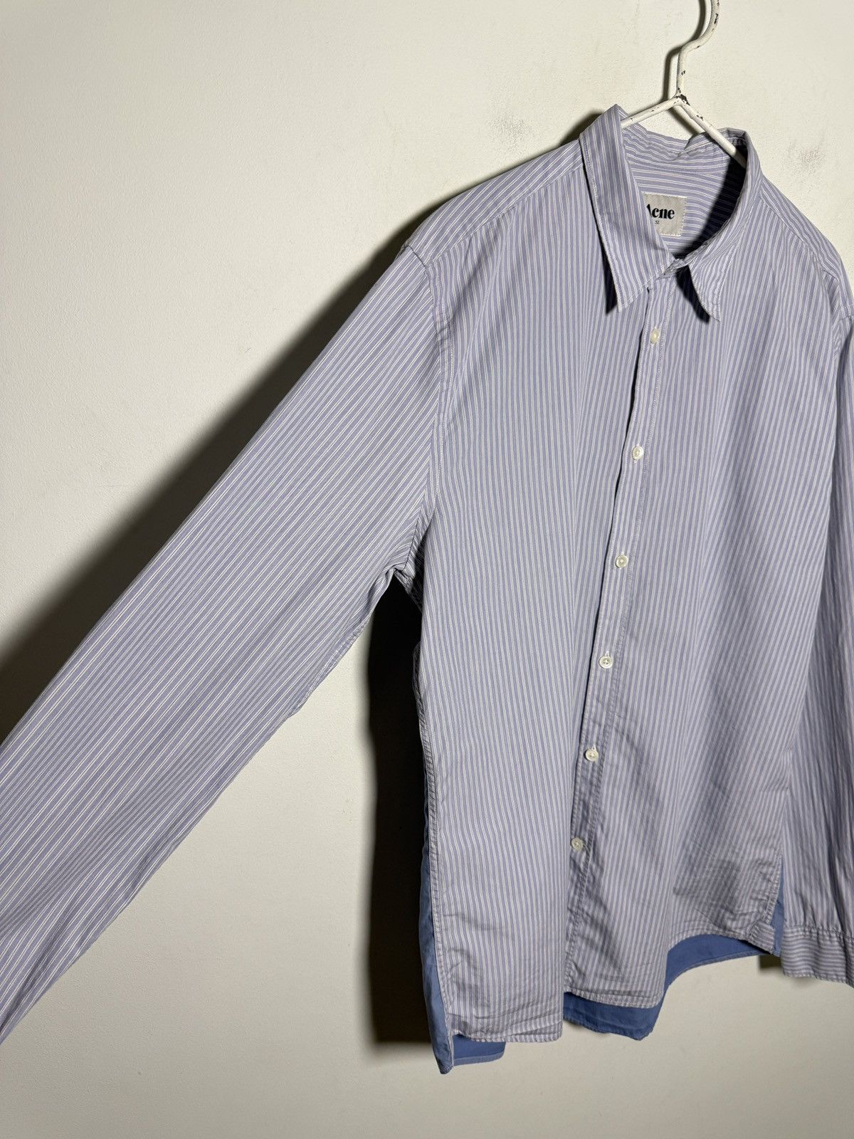 Acne Studios acne studios striped formal panelled shirt Size US L / EU 52-54 / 3 - 6 Thumbnail
