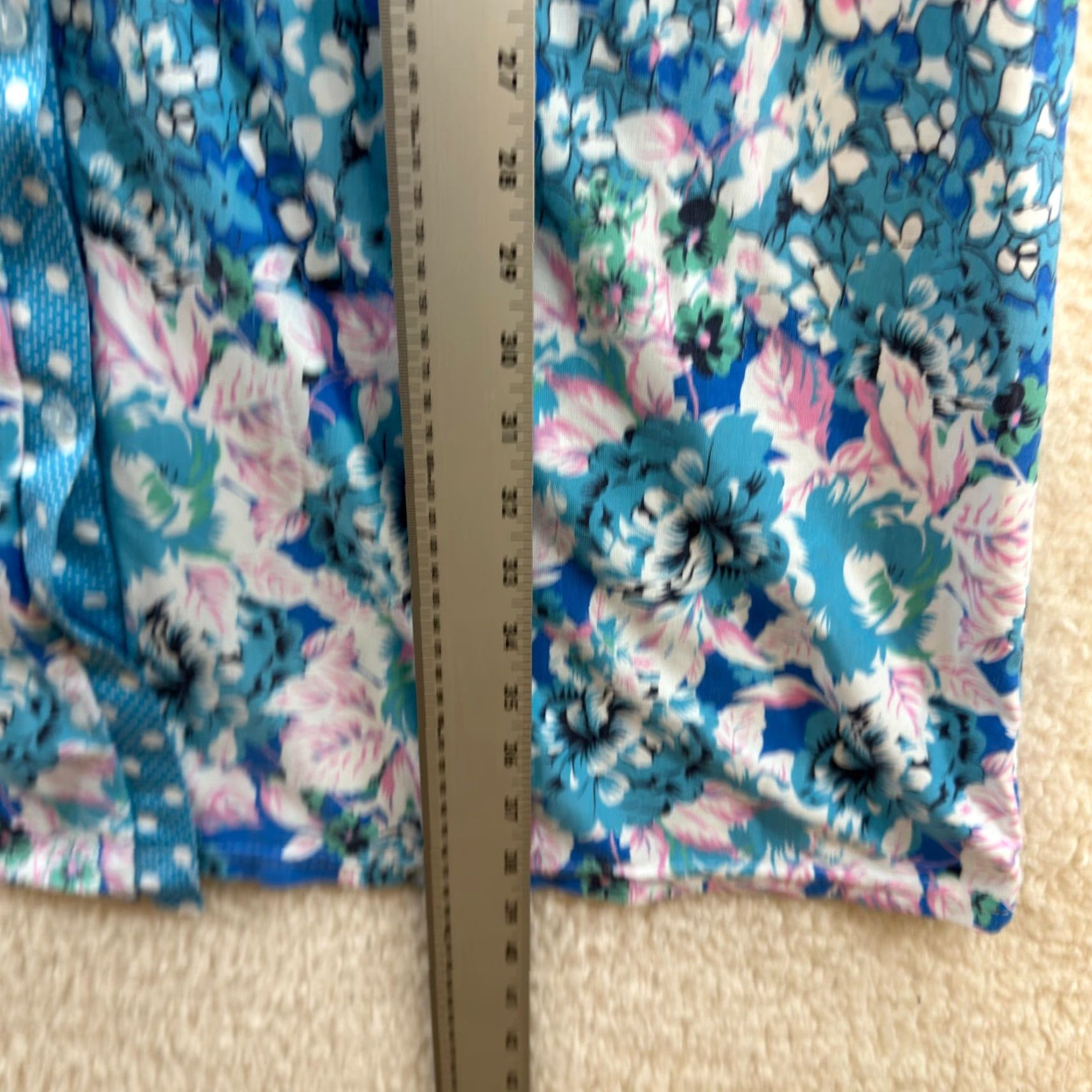 Vintage VINTAGE Betsy Nightgown Sleep Dress 1X Plus Size Blue Butterfly Floral Grandma Granny Dress Women Girls-? Size XL / US 12-14 / IT 48-50 - 6 Thumbnail