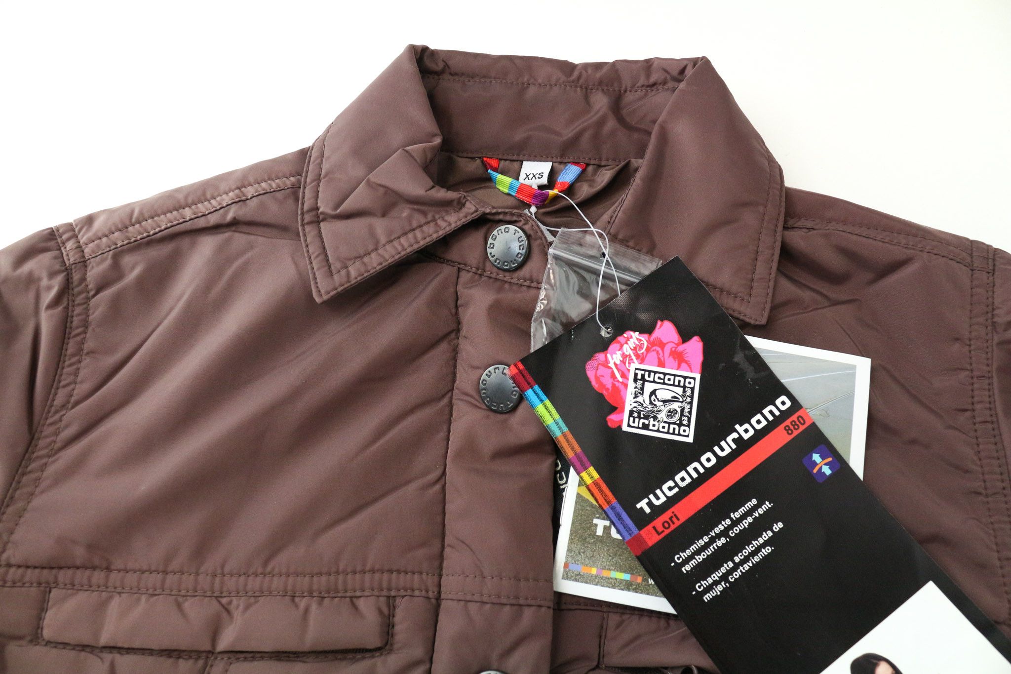 Other LORI 2XS Brown Windproof Motorcycle Jacket 74601 Size XXS / US 00 / IT 34 - 3 Thumbnail