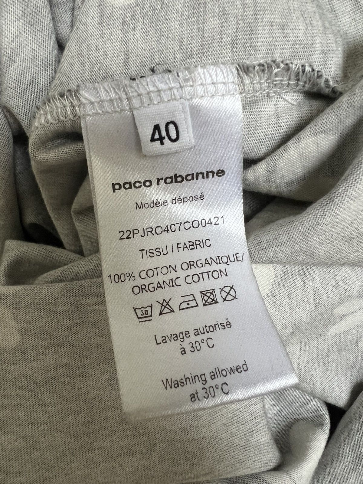 Paco Rabanne RABANNE SSENSE Exclusive Black Capsule Daisy Print Dress 40 Size S / US 4 / IT 40 - 8 Thumbnail