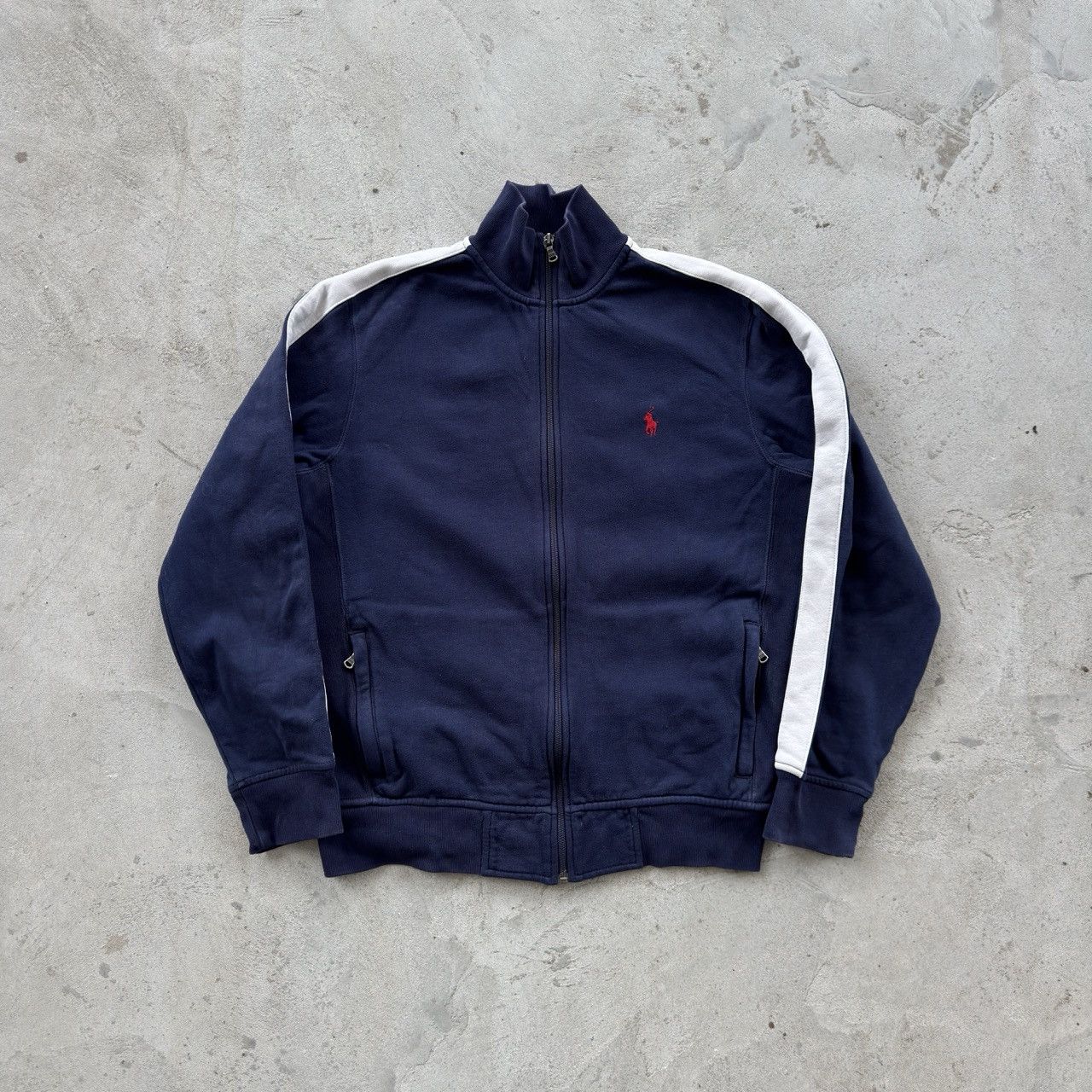 Polo Ralph Lauren Polo Ralph Lauren Track Jacket Full Zip Side Stripe Pony Size US M / EU 48-50 / 2 - 1 Thumbnail