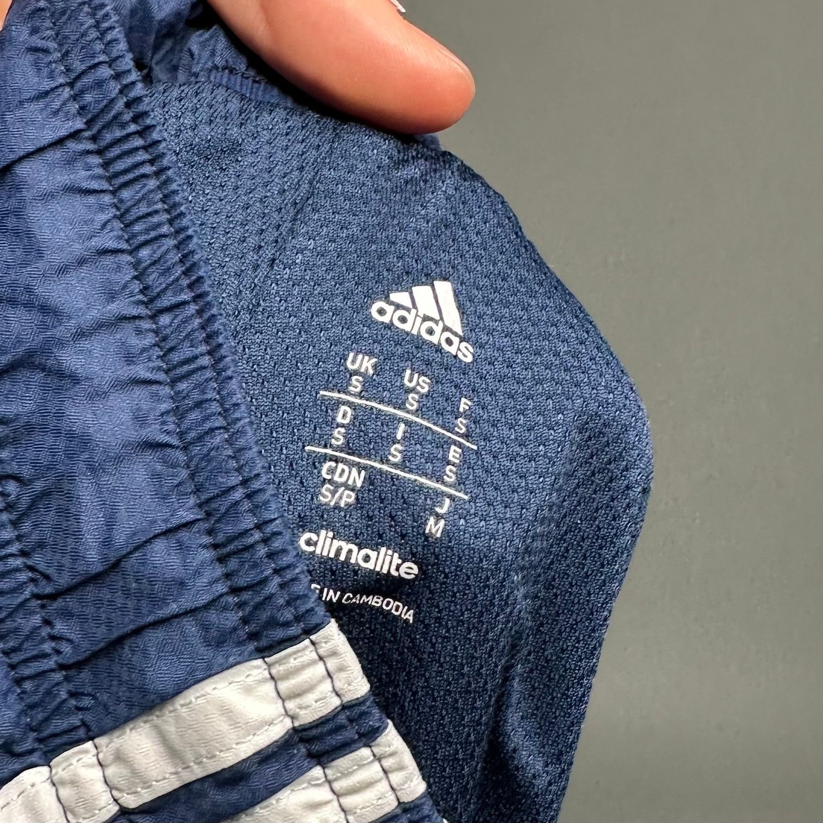 Adidas Vintage Y2K Adidas Track Pants Mens S Navy Blue Polyester Size US 30 / EU 46 - 4 Thumbnail