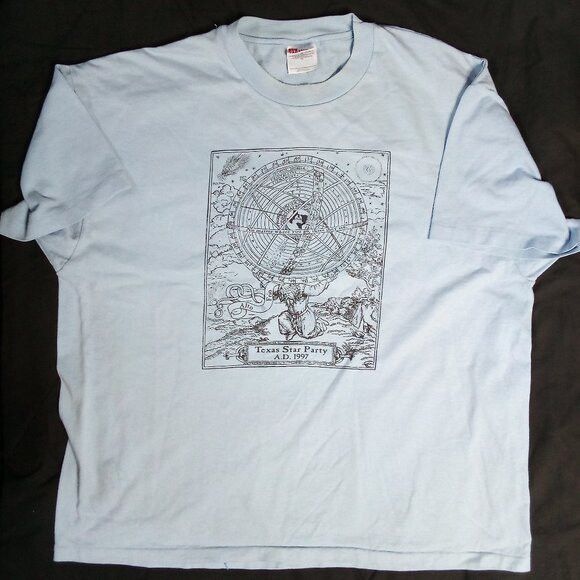 Hanes × Vintage Vintage Texas Star Party 1997 Astronomy T-Shirt Size US XL / EU 56 / 4 - 2 Thumbnail