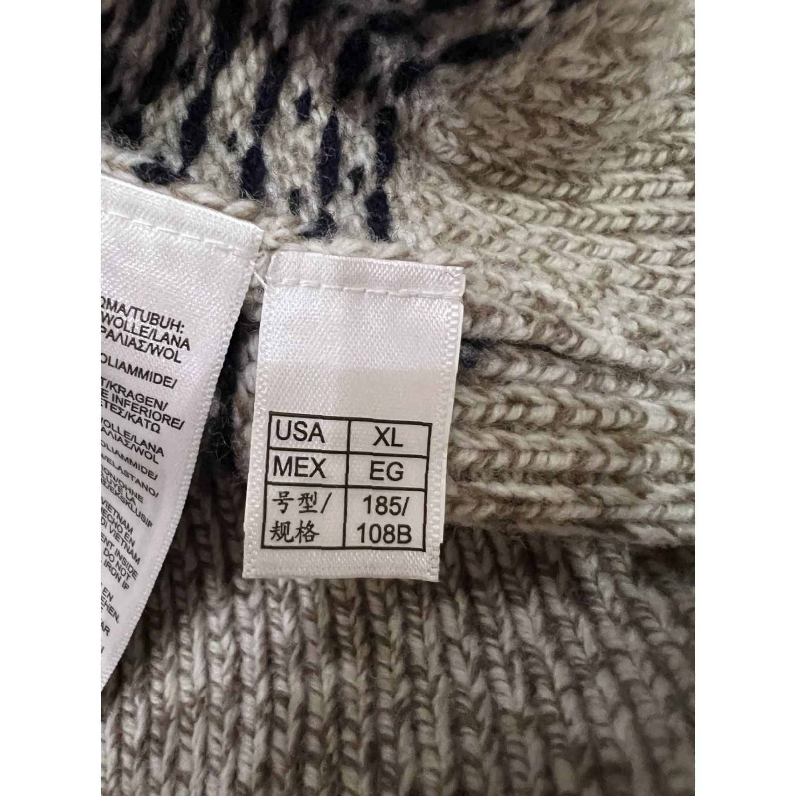 Brooks Brothers Brooks Brothers Sweater Mens XL Merino Wool 1818 Nordic Quarter Zip Size US XL / EU 56 / 4 - 7 Thumbnail