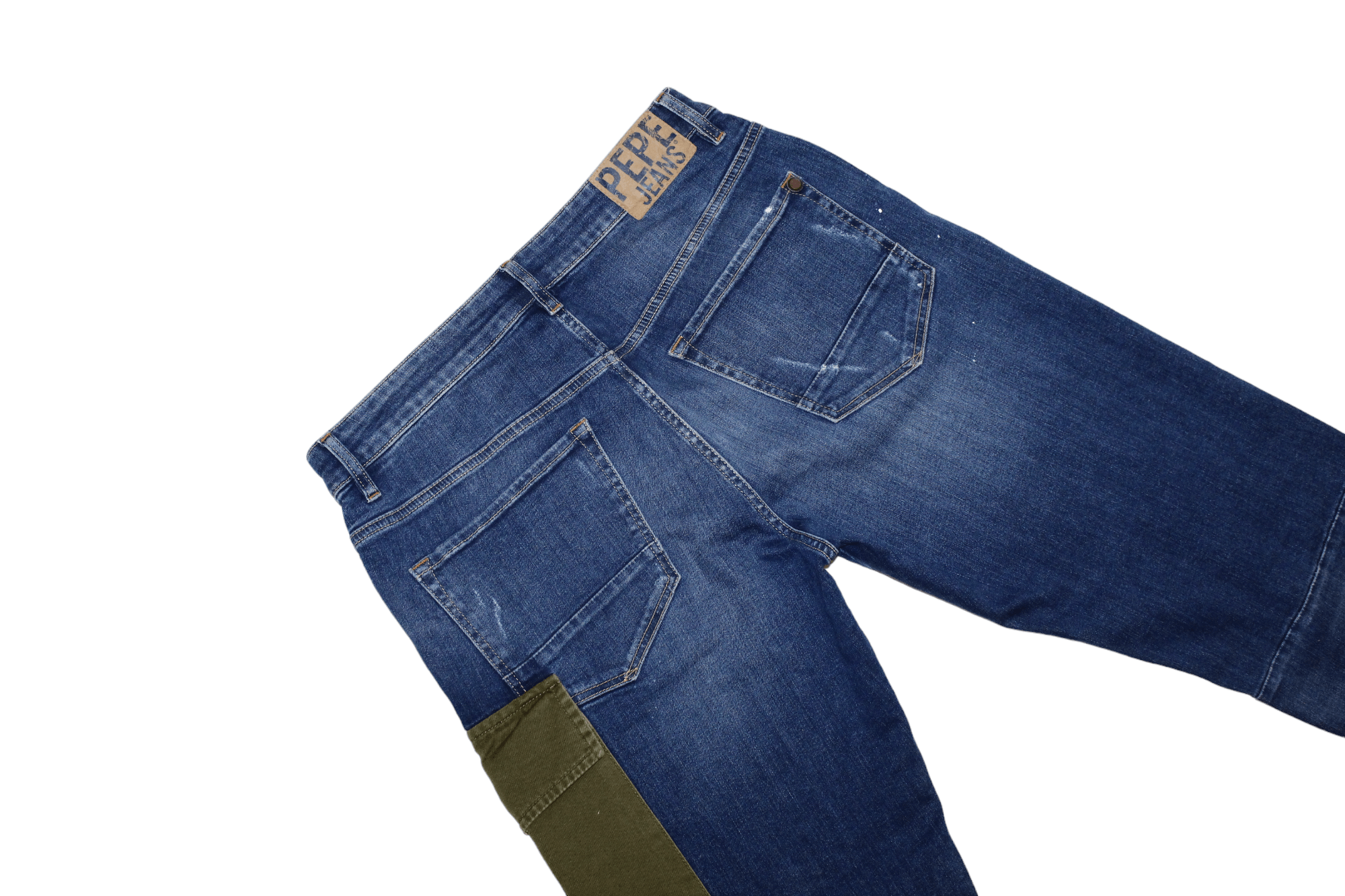 Japanese Brand Y2K🔥PEPE Archive Jarrod Utility Faded Denim Baggy Pants Size US 32 / EU 48 - 6 Thumbnail