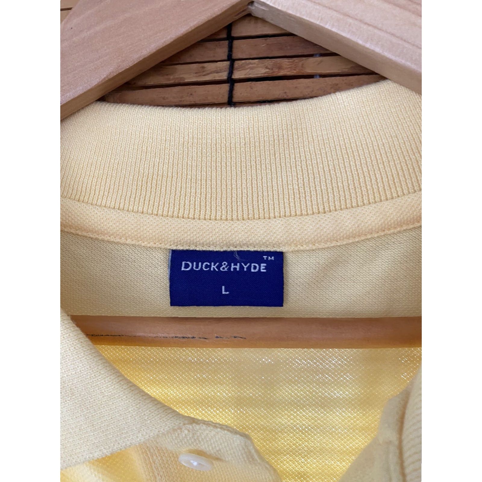 Vintage New Mens Duck & Hyde Large Golf Polo Montague Club Yellow L NWT VT Size US L / EU 52-54 / 3 - 3 Thumbnail