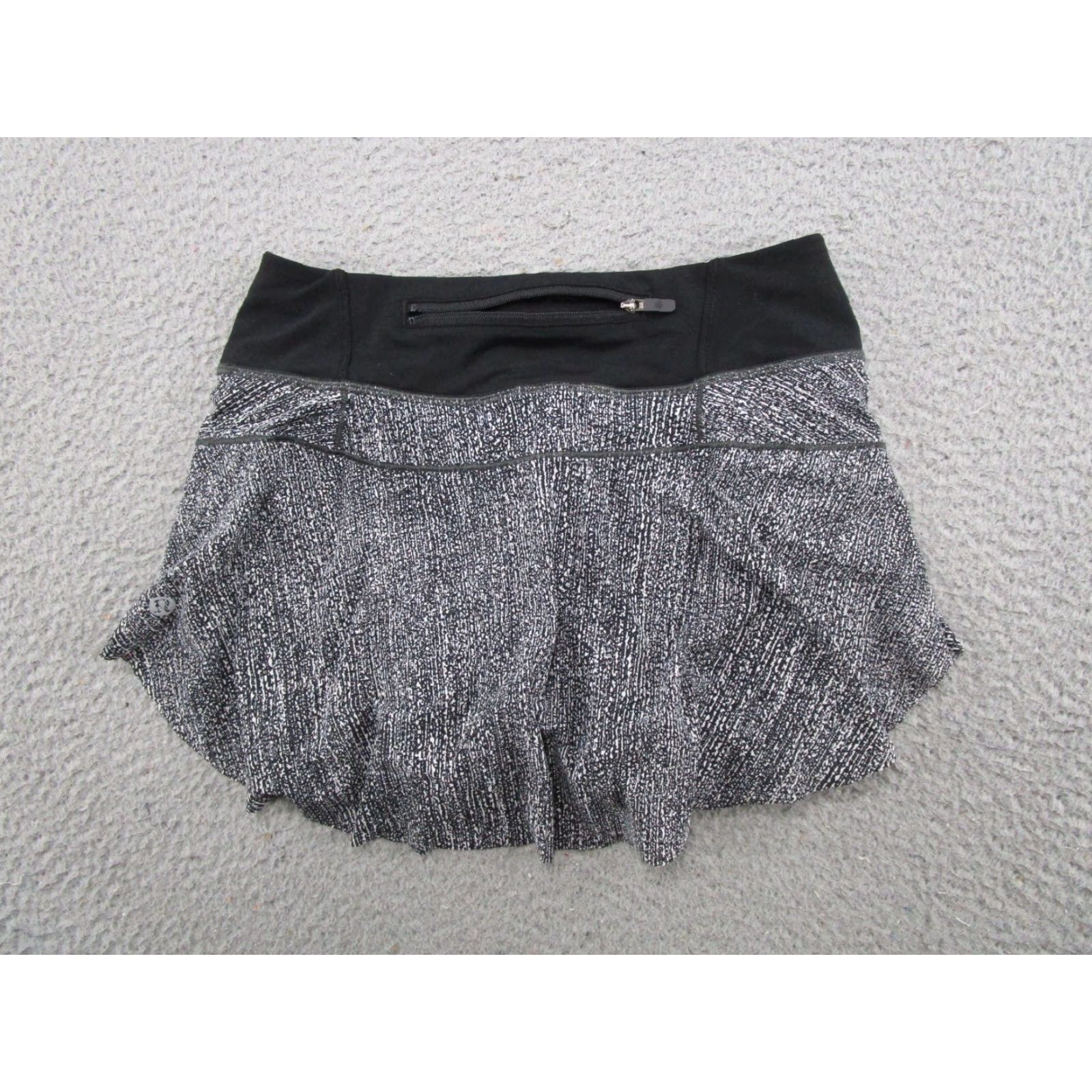 Lululemon Lululemon Skort Tennis Quick Pace Black White Womens Size 2 Zip Pocket Skirt Athletic Athleisure Short Summer Spring Fall Size 26" / US 2 / IT 38 - 6 Thumbnail