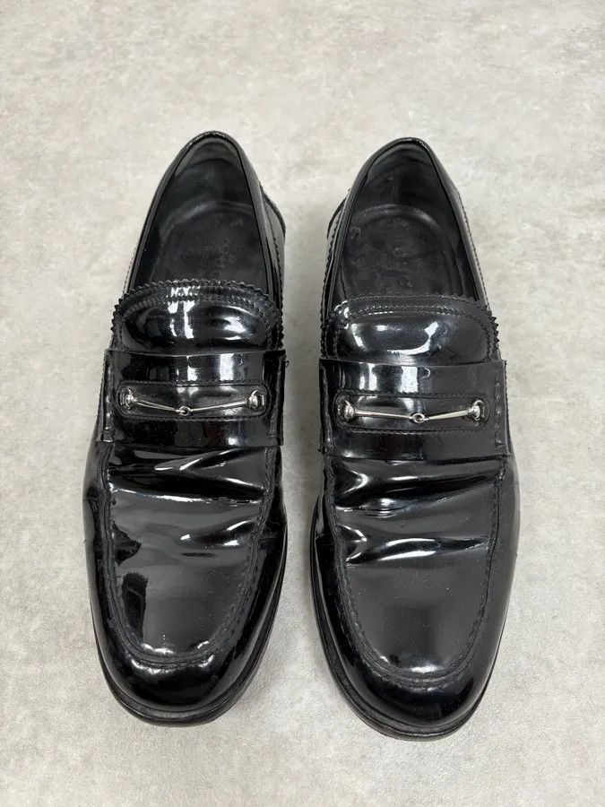 Gucci Gucci Black Leather Classy Loafers Size US 8 / EU 41 - 2 Thumbnail