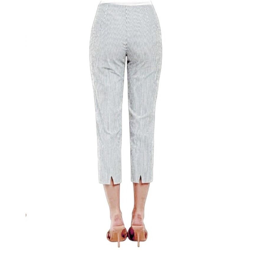 Piazza Sempione Piazza Sempione White/Green Pants | Size 4 Size 27" / US 4 / IT 40 - 5 Thumbnail