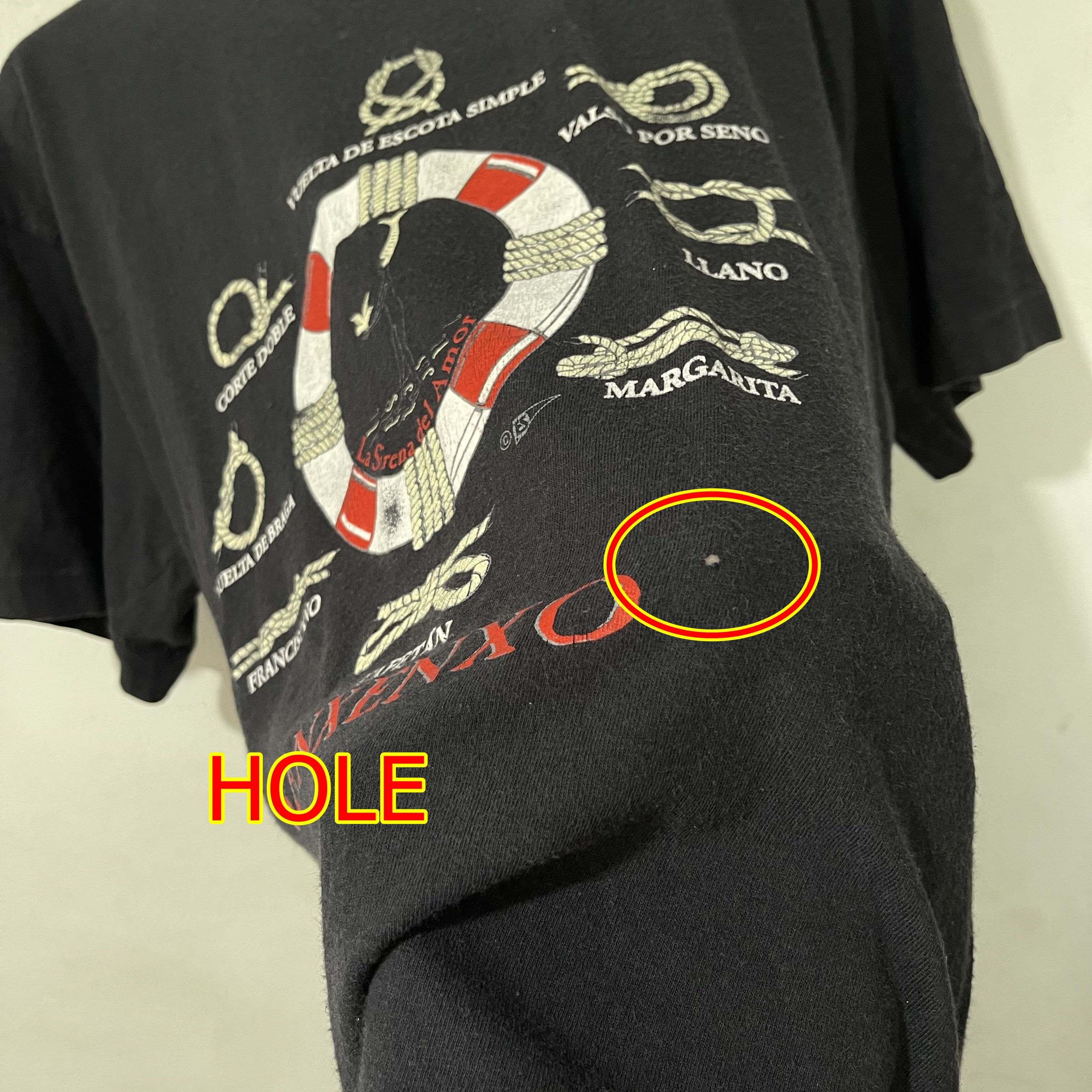 Vintage Vintage 90s Sanxenxo Nautical T-Shirt Size US S / EU 44-46 / 1 - 7 Thumbnail