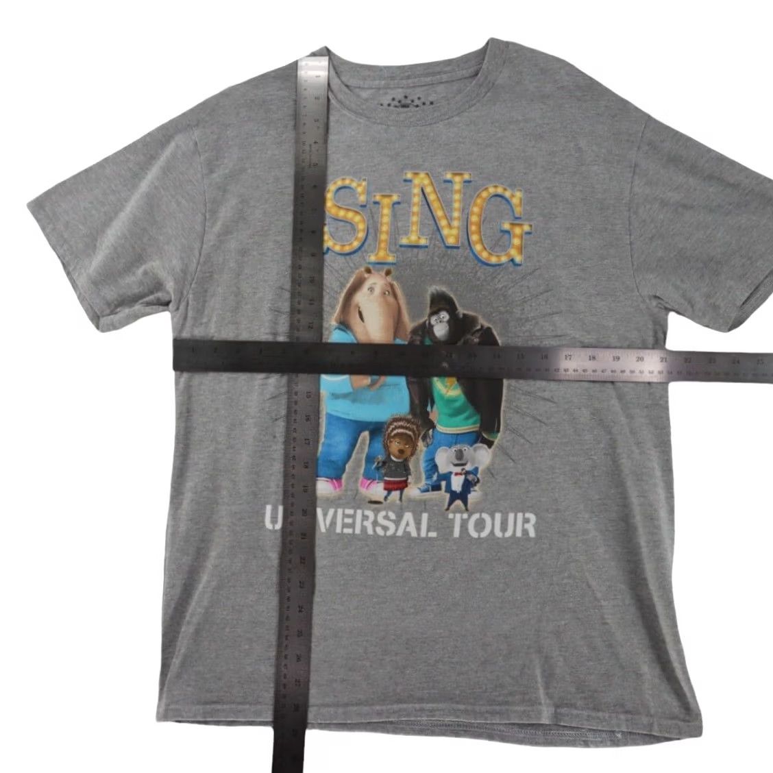 Vintage Universal Studios Sing Movie T-Shirt Mens Large Gray USH Rare Shirt Magnus Size US L / EU 52-54 / 3 - 3 Thumbnail