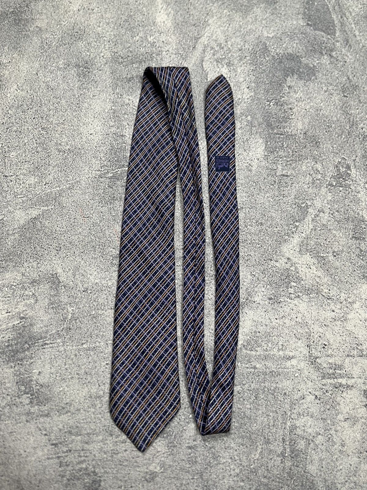 Hermes Vintage Hermes Slick Tie Size ONE SIZE - 2 Thumbnail