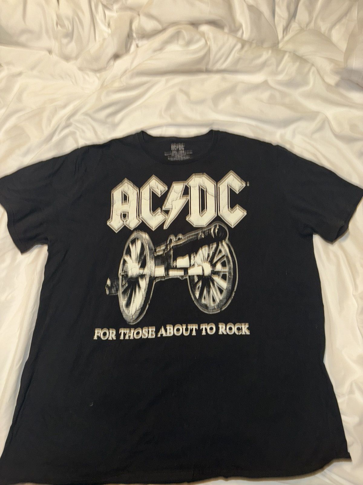 AC/DC AC/DC Black 90s Band T-Shirt Canon Rock 2XL “About To Rock” Size US L / EU 52-54 / 3 - 2 Thumbnail