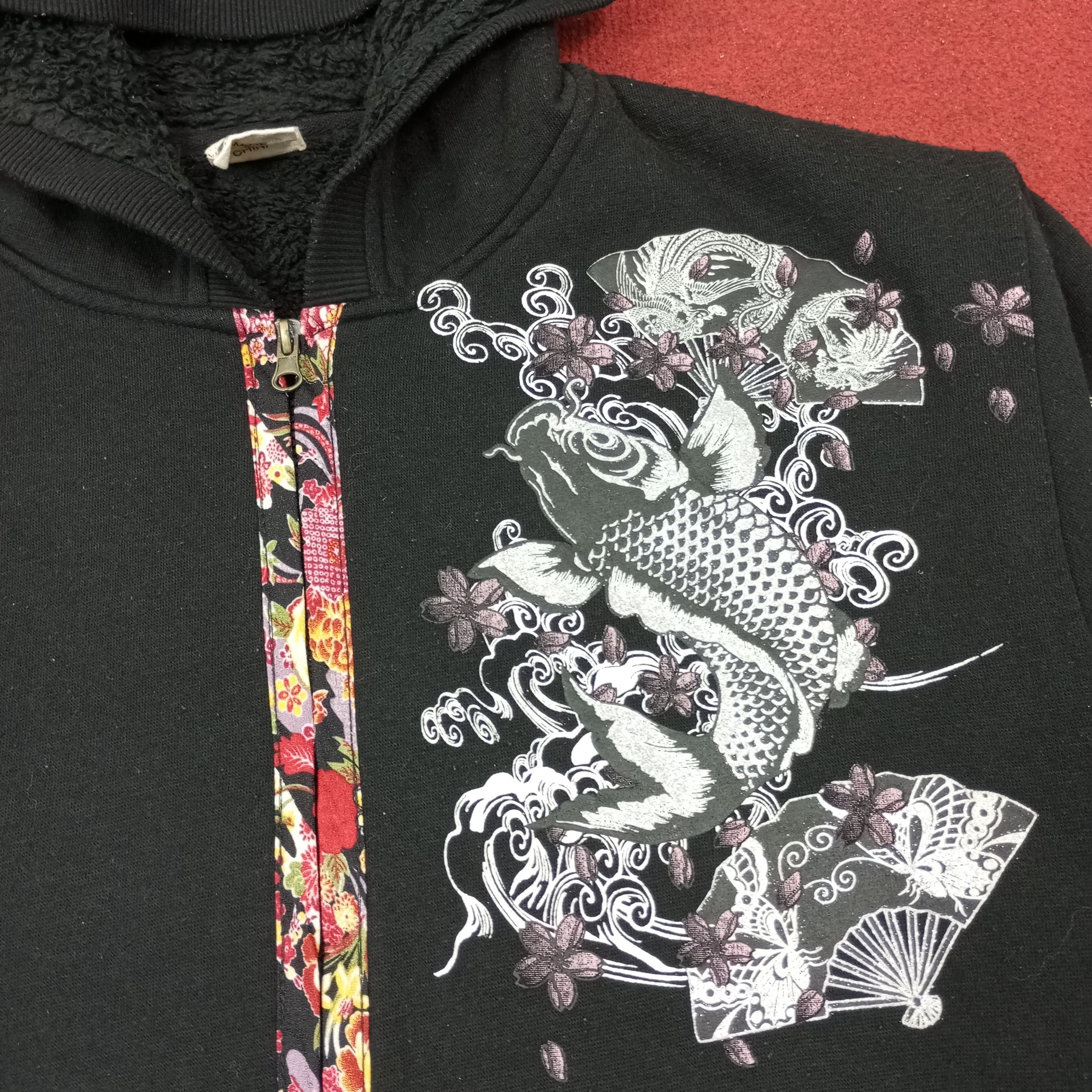 Vintage Sukajan Design Style Fashion Zipper Hoodies c237n8 Size US L / EU 52-54 / 3 - 4 Thumbnail