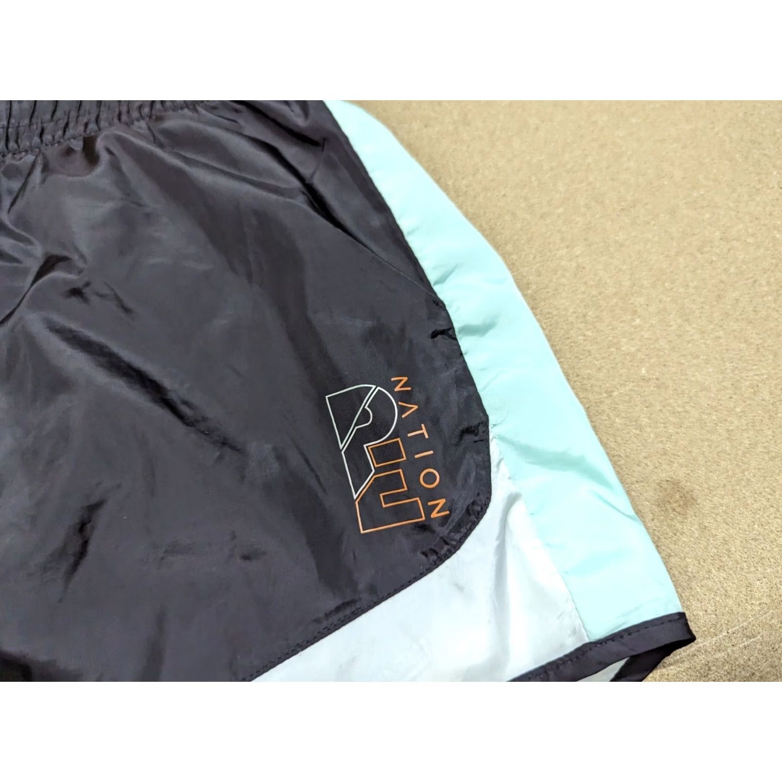 H&M PE Nation X H&M Women’s Shorts L Black Elastic Waist Gym Run Logo Sports Activewear Casual Athletic Compression Womens Short Size 36" / US 14 / IT 50 - 3 Thumbnail