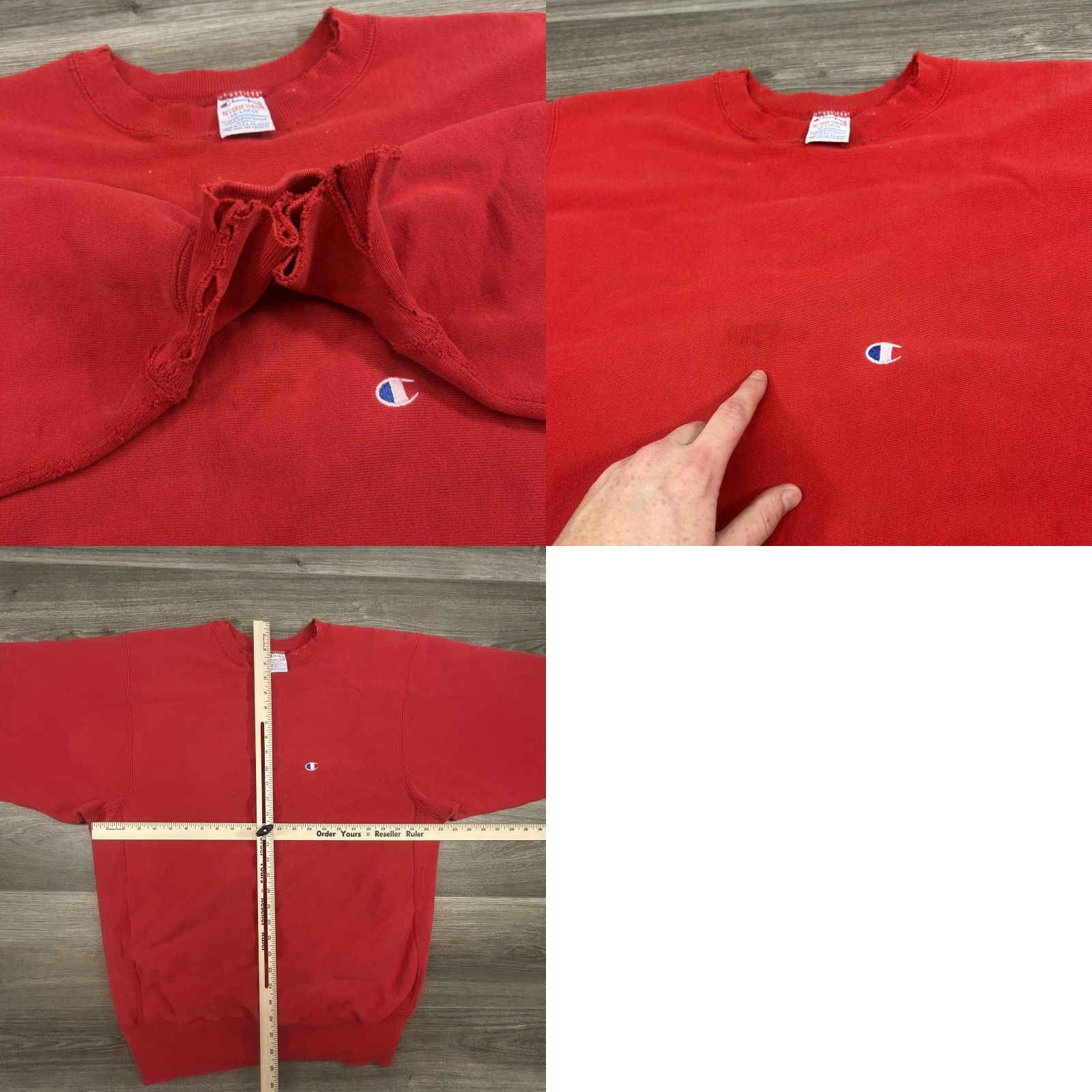 Champion VINTAGE Champion Sweatshirt Mens 2XL Red Reverse Weave Crewneck Made in USA Size US XXL / EU 58 / 5 - 8 Thumbnail