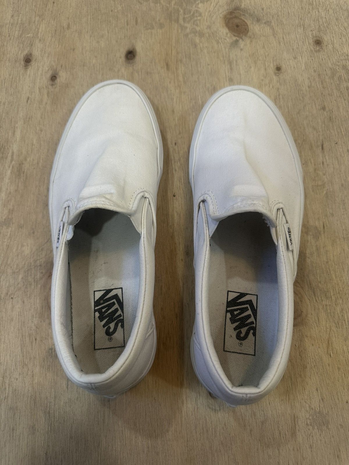 Vans Vans Classic White Slip on Shoe Size US 8 / EU 41 - 2 Thumbnail