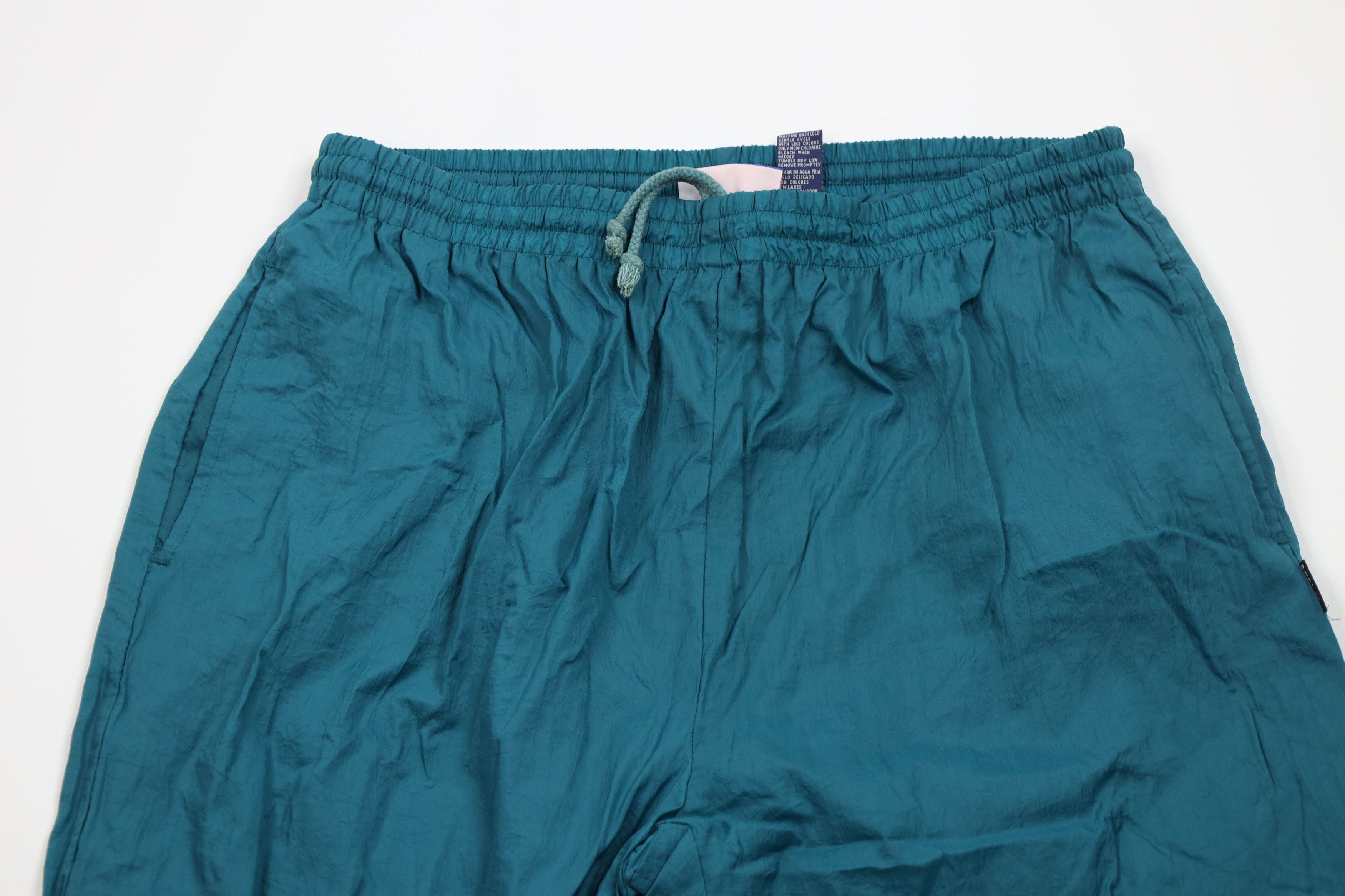 Vintage Vintage 90s Streetwear Windbreaker Rain Joggers Pants Green Size US 36 / EU 52 - 2 Thumbnail