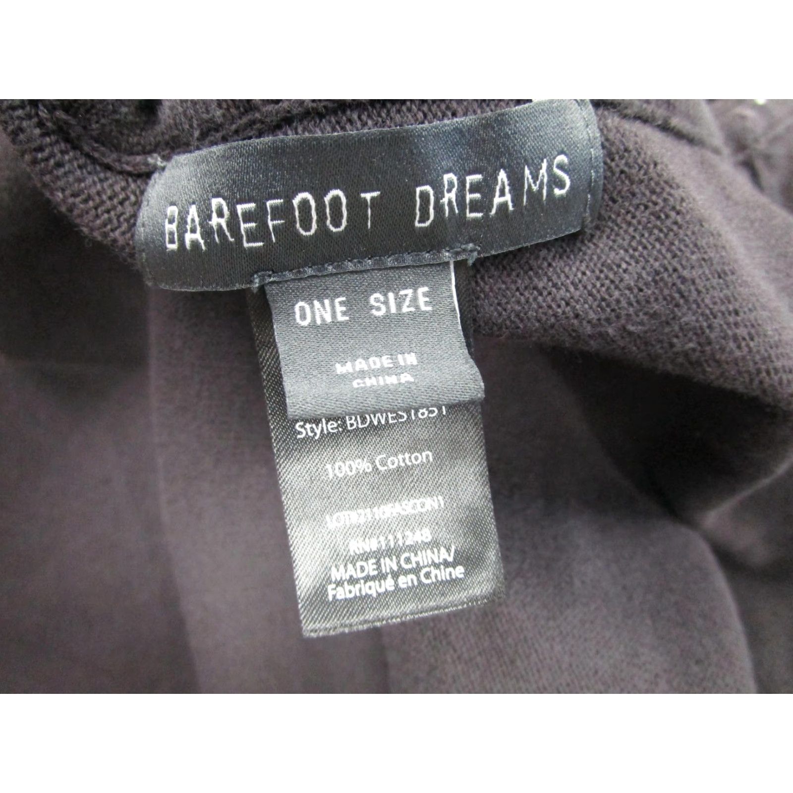 Vintage Barefoot Dreams Cape Sweater Womens One Size Gray Hooded Pockets Oversized BDWES1851 Size ONE SIZE - 5 Thumbnail