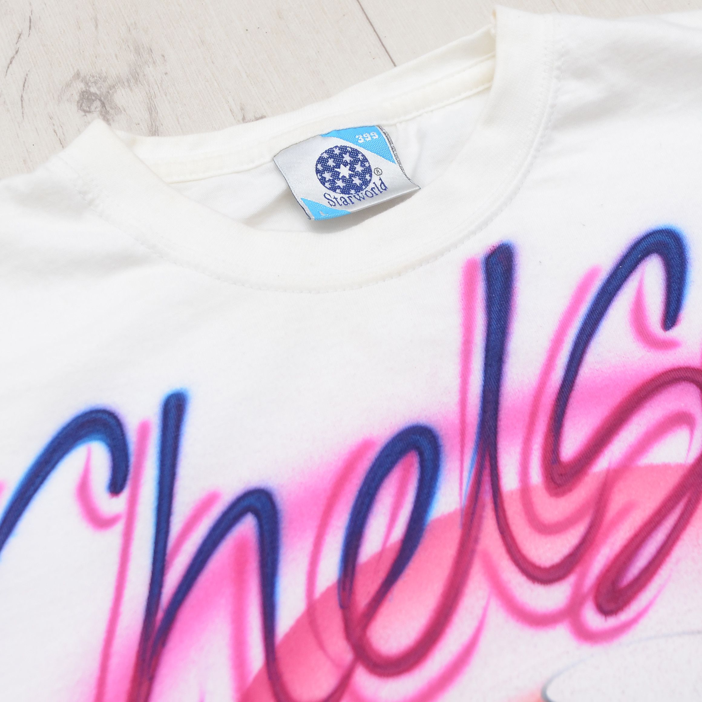 Cartoon Network × Vintage Y2K Vintage Smurfette Smurfs Unisex Airbrush Tee Graphic Size US L / EU 52-54 / 3 - 5 Thumbnail