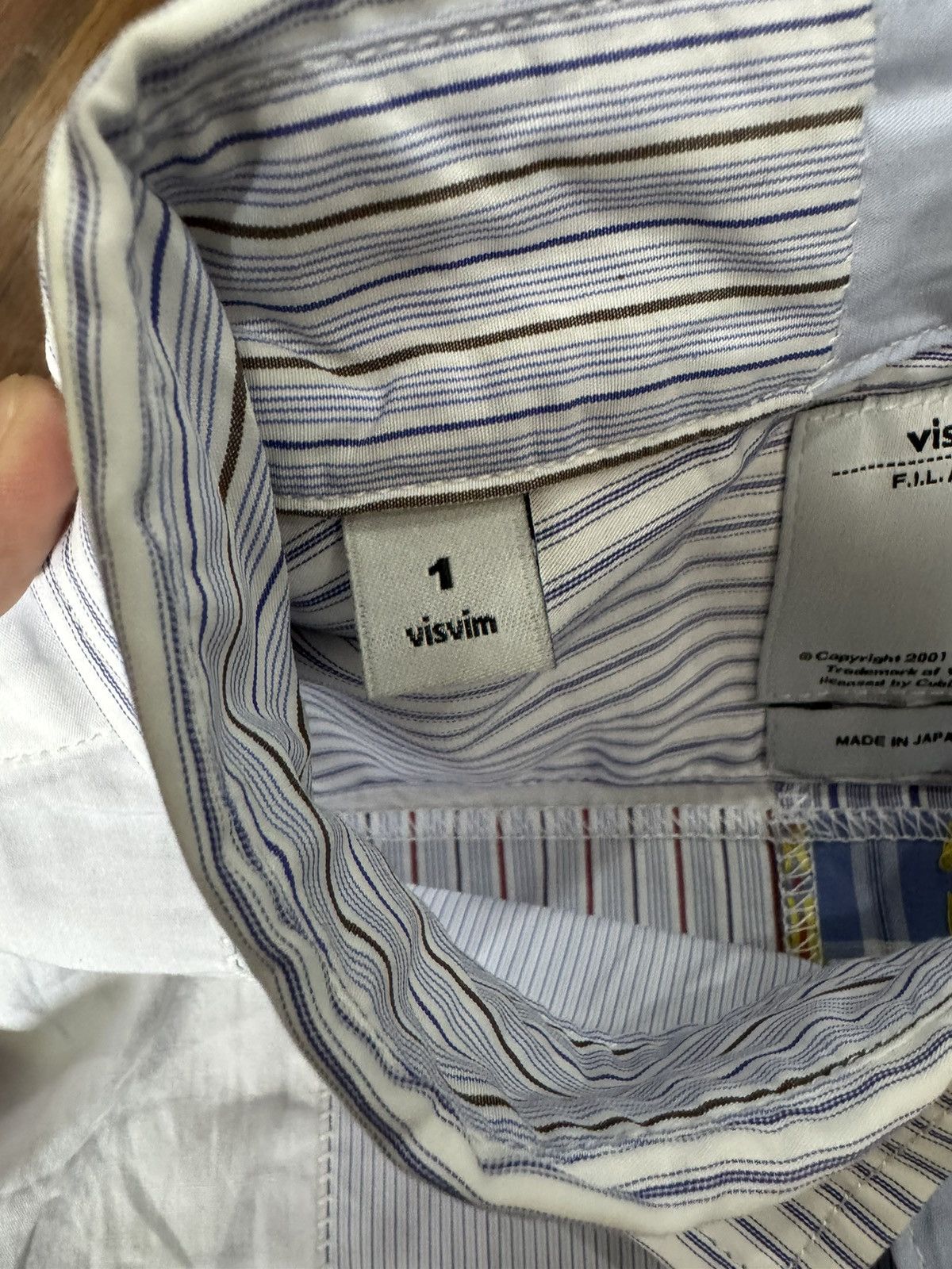 Visvim VISVIM 16SS LONG RIDER SHIRT L/S FLUX PW Rider Shirt Blue Size US M / EU 48-50 / 2 - 8 Thumbnail