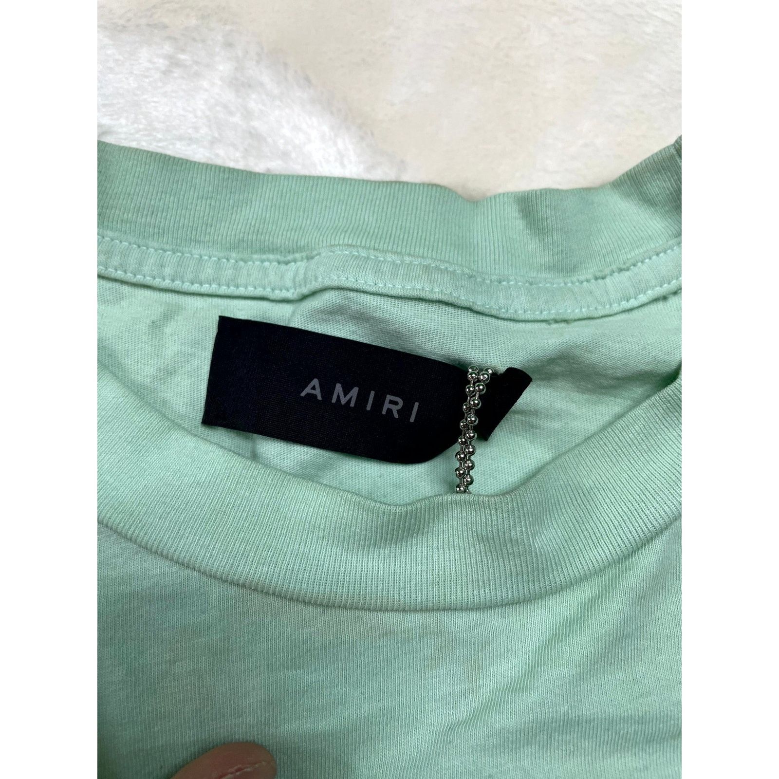 Amiri Amiri MA Core Logo Mint Tee Size US S / EU 44-46 / 1 - 3 Thumbnail
