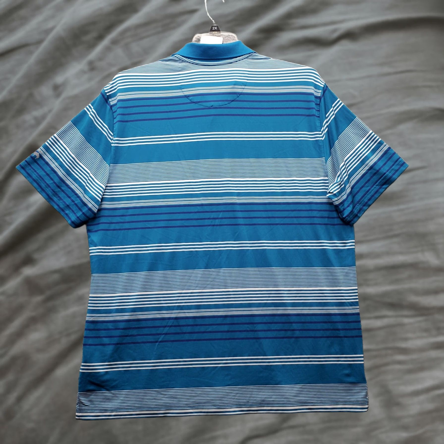 Brooks Brothers Brooks Brothers Polo Shirt Mens XL Multi Striped Stretch Short Sleeve Collared Size US XL / EU 56 / 4 - 1 Thumbnail