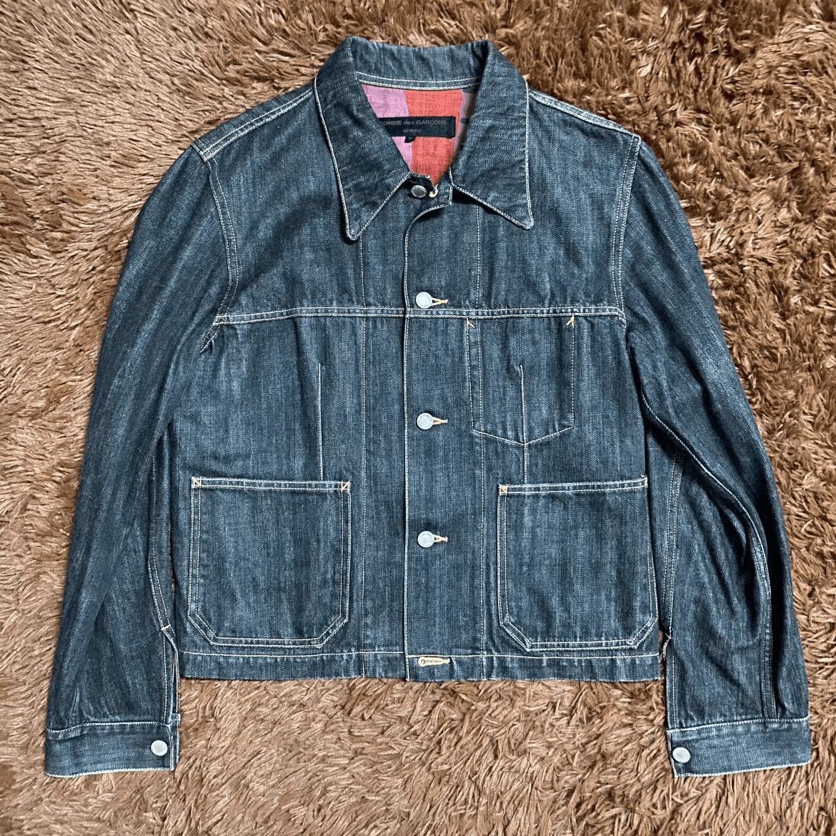 Comme des Garcons Homme Plus Comme Des Garcons Homme 03SS Cube Archive Denim Jacket-2508 Size US M / EU 48-50 / 2 - 3 Thumbnail