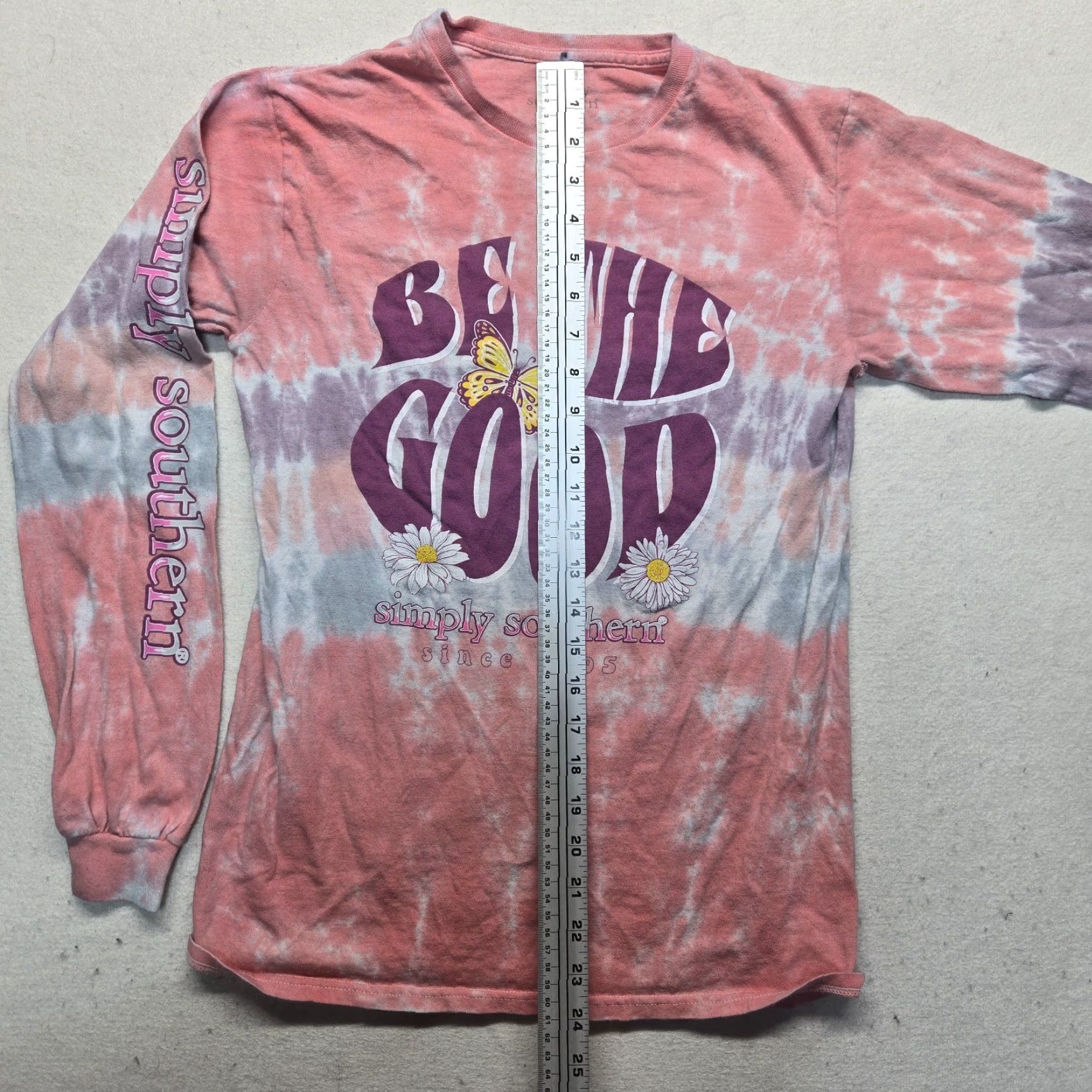 Pinko Simply Southern T-Shirt "Be The Good" Pink Crew Neck Long Sleeve Casual Women’s Regular Size S Size S / US 4 / IT 40 - 7 Thumbnail
