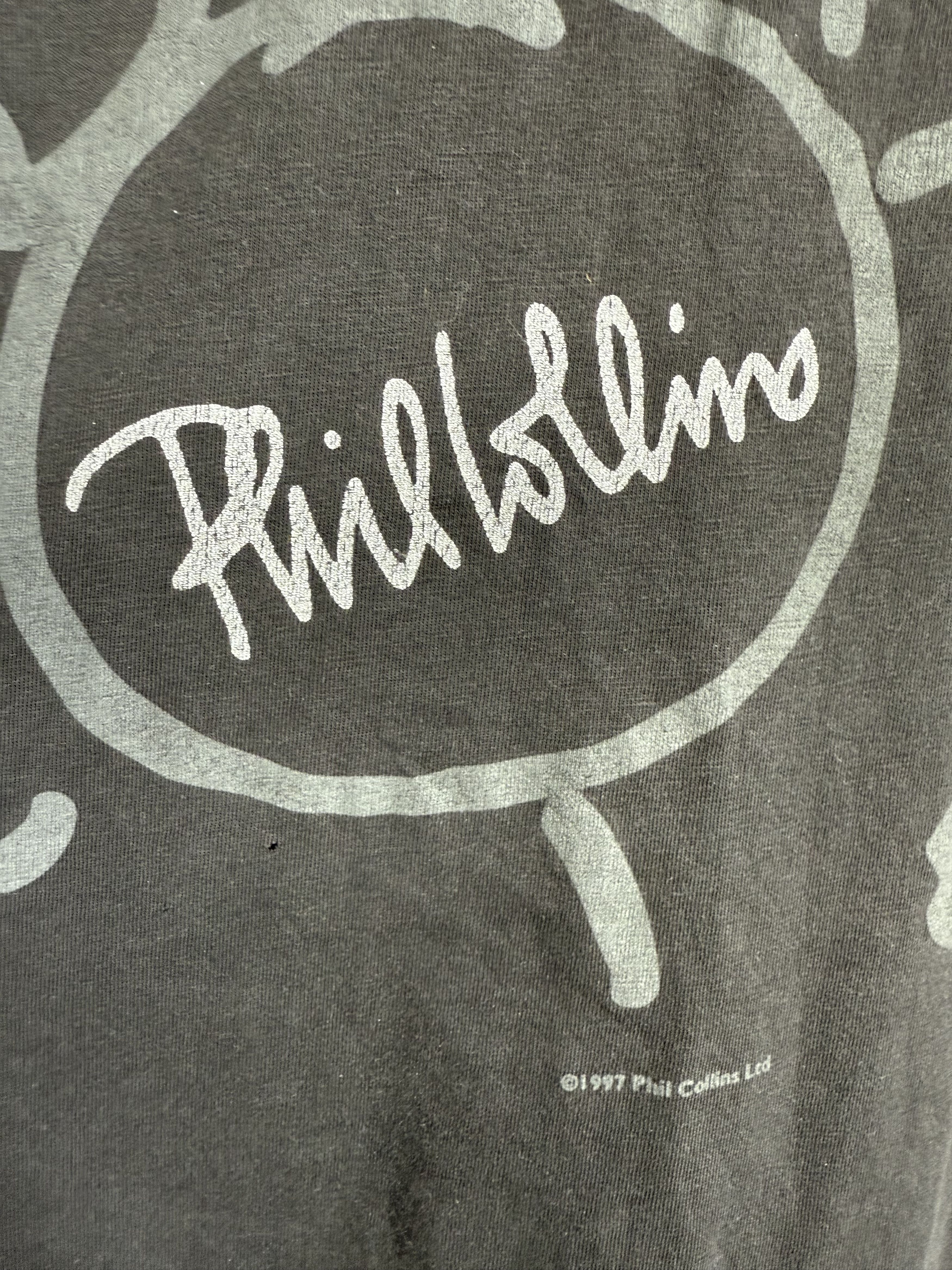 Band Tees × Vintage Vintage 1997 Phil collins tour t-shirt Size US L / EU 52-54 / 3 - 6 Thumbnail