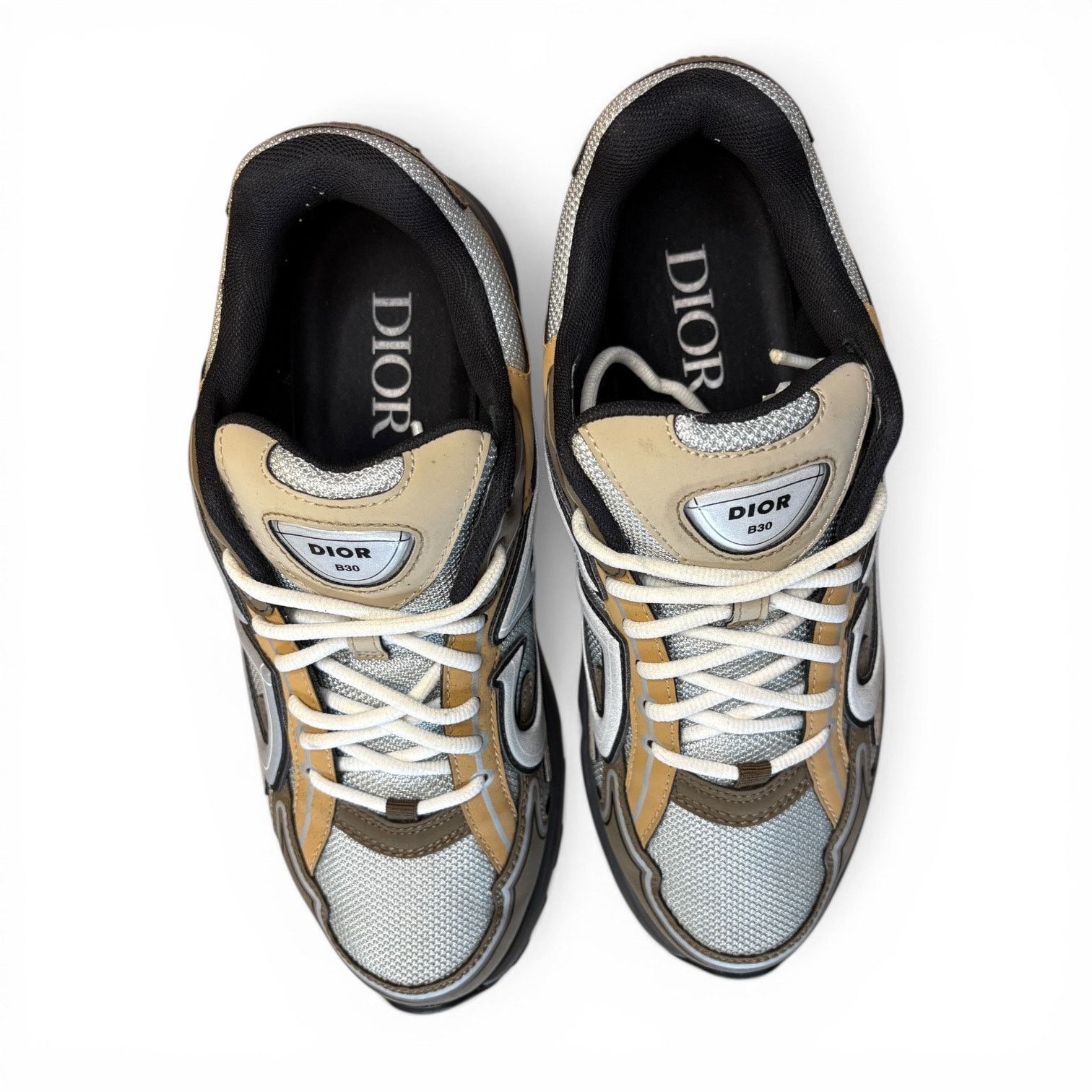Dior Dior B30 Brown Orange Reflective Sneakers | Size 10 Size US 10 / EU 43 - 6 Thumbnail