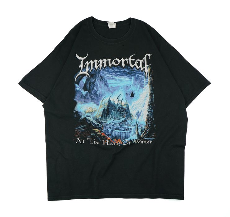 Vintage Vintage 2000s Immortal Black Metal T-Shirt 2XL
