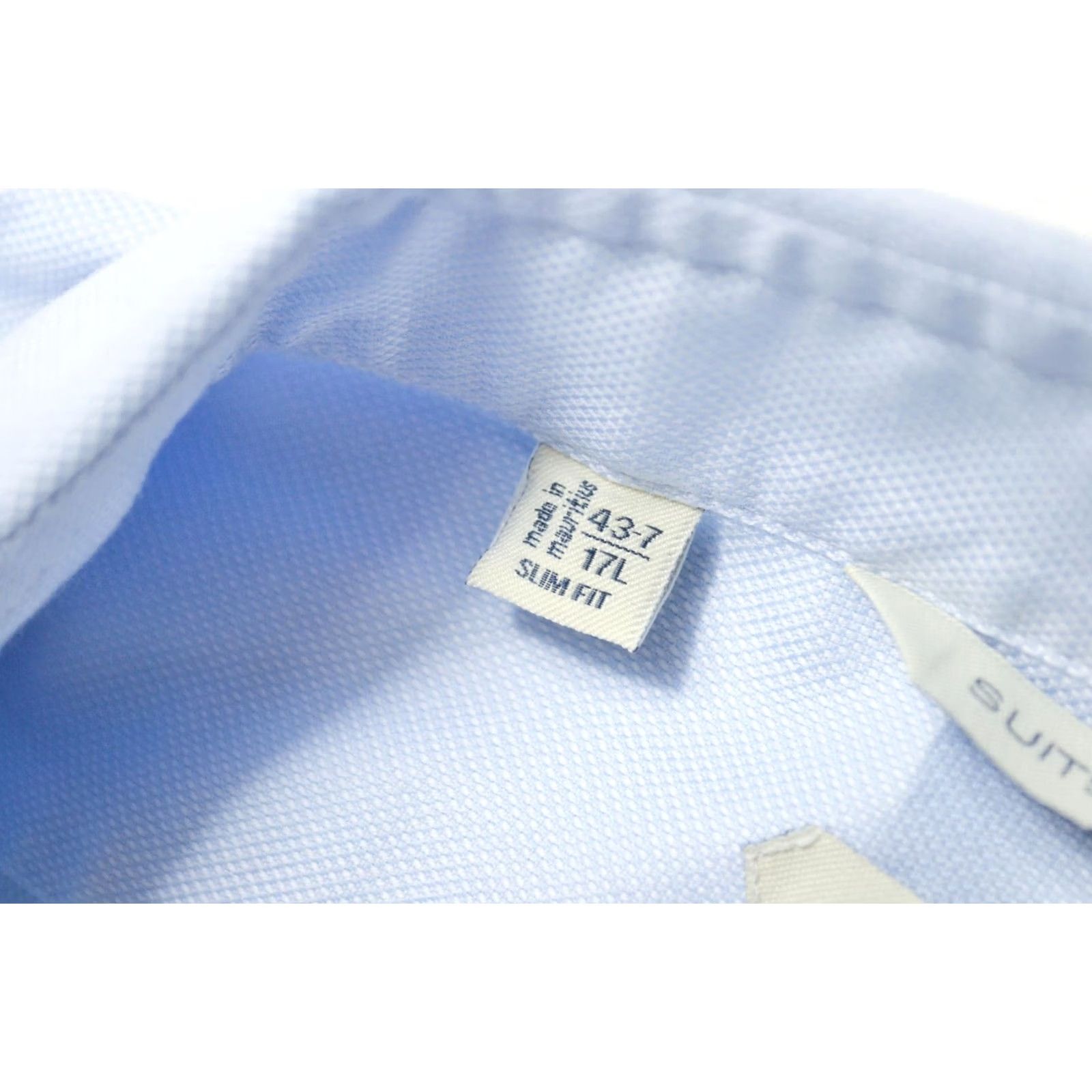 Suitsupply Suitsupply Try On Slim Fit Shirt Men Button Up 43-7 / 17L Blue Size US XL / EU 56 / 4 - 5 Thumbnail