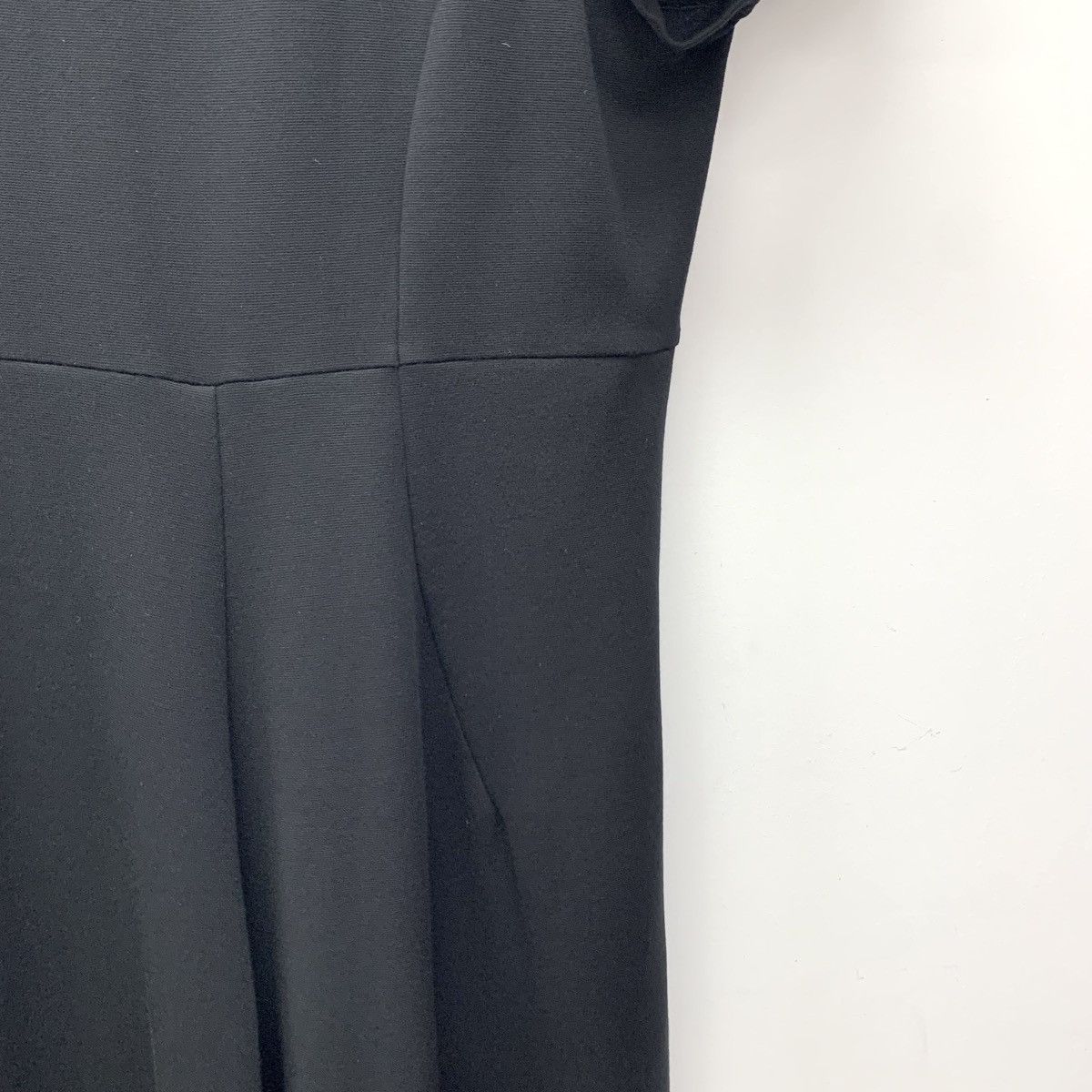 Jil Sander Jil Sander Black Crew Neck Short Sleeve Dress K26WX Size S / US 4 / IT 40 - 4 Thumbnail